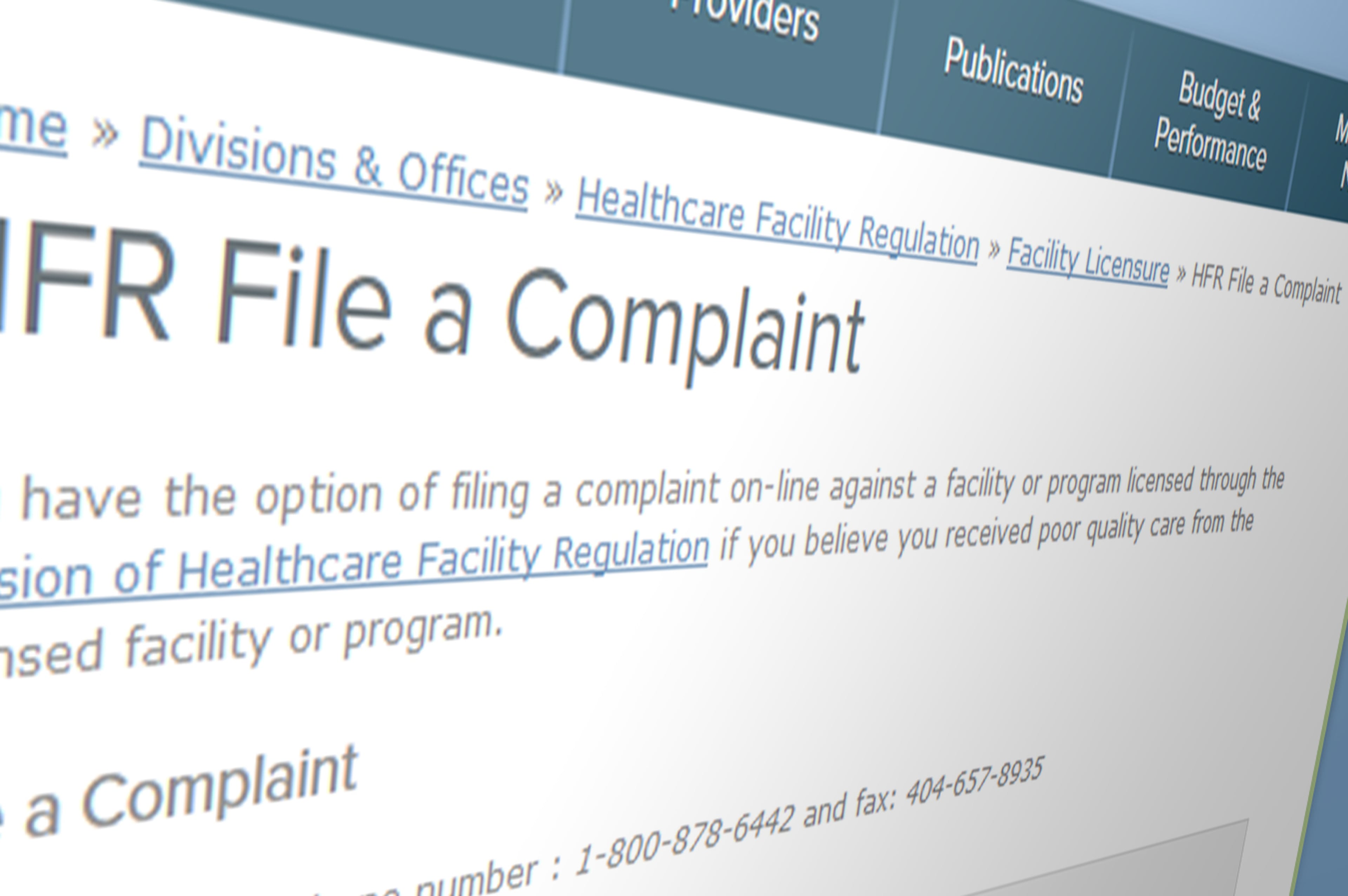 How to report senior care abuse and neglect