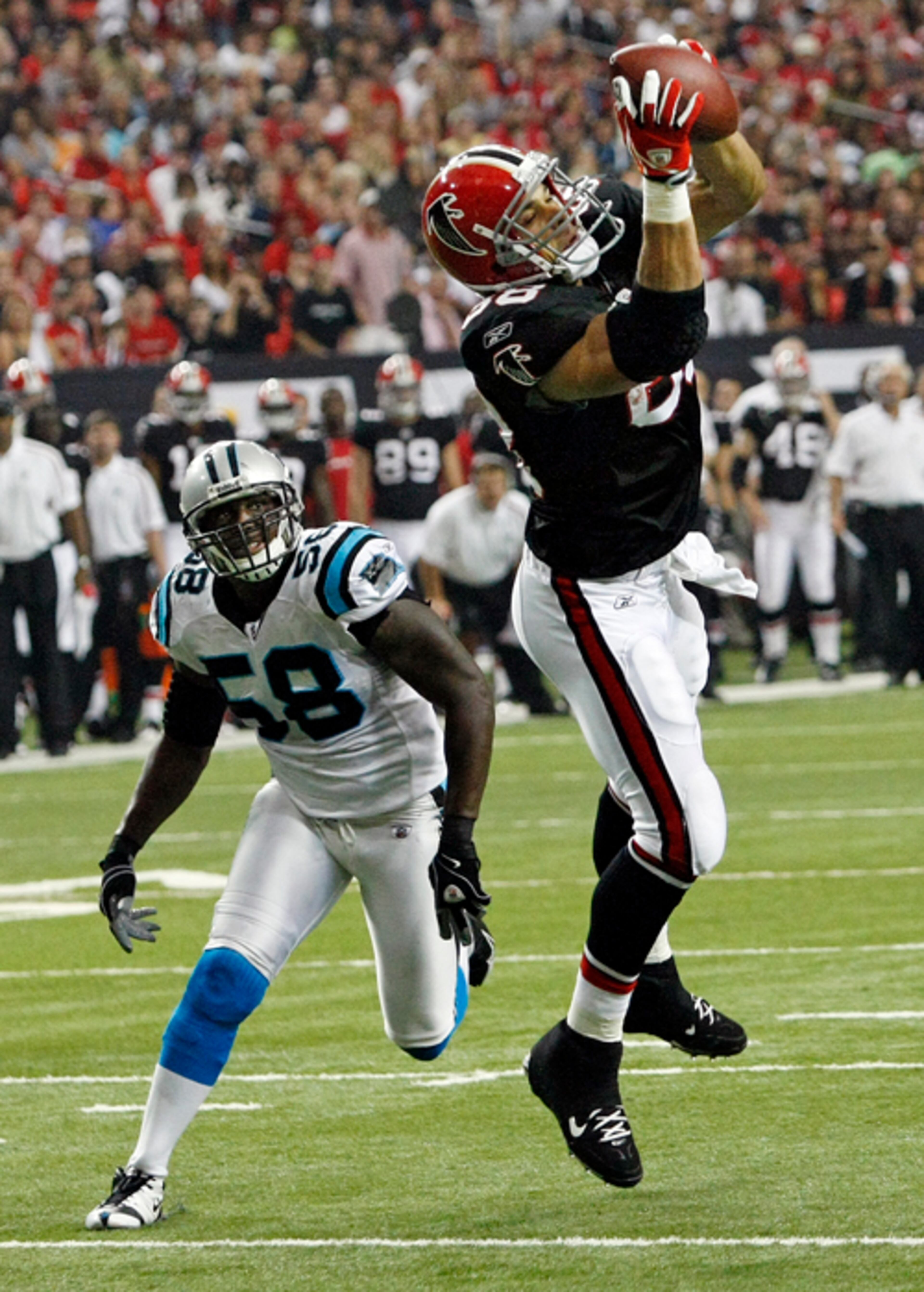 15,071: Tony Gonzalez is one of only two tight ends with more than 10,000 yards receiving. Only Kellen Winslow Sr. comes close with 1,280.