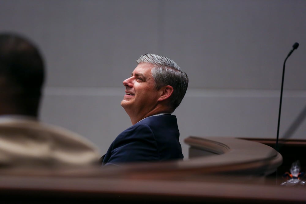Fulton County Commissioner Bob Ellis, seen here in 2021. (Rebecca Wright for the AJC)