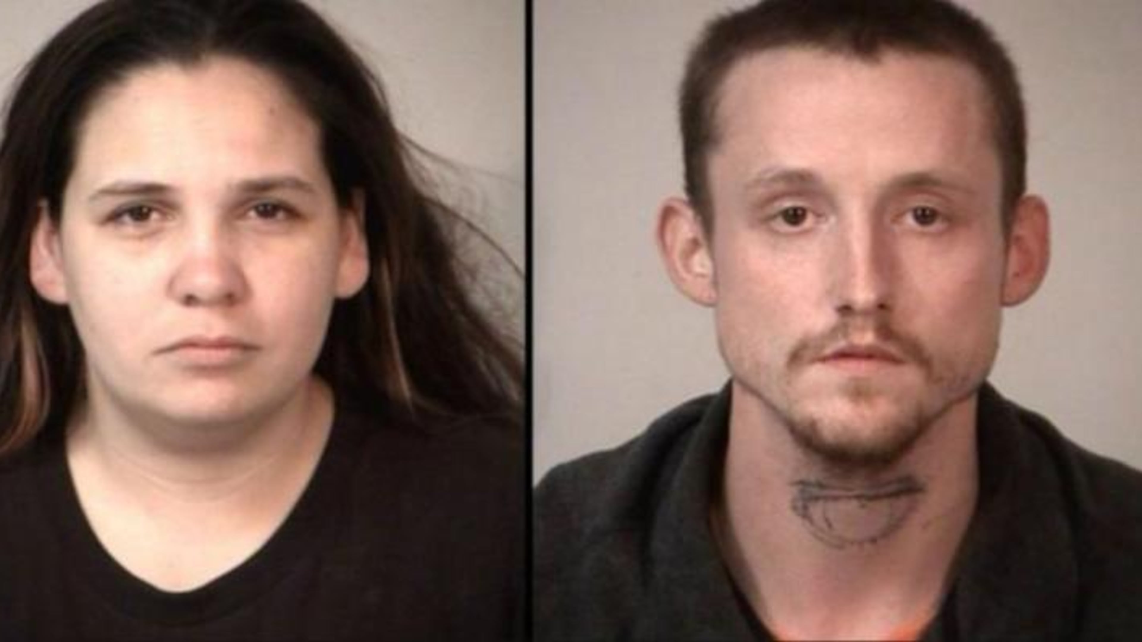 Athena Colon, left, and Cane Hartwick Jr. were arrested by authorities after the Wednesday incident.