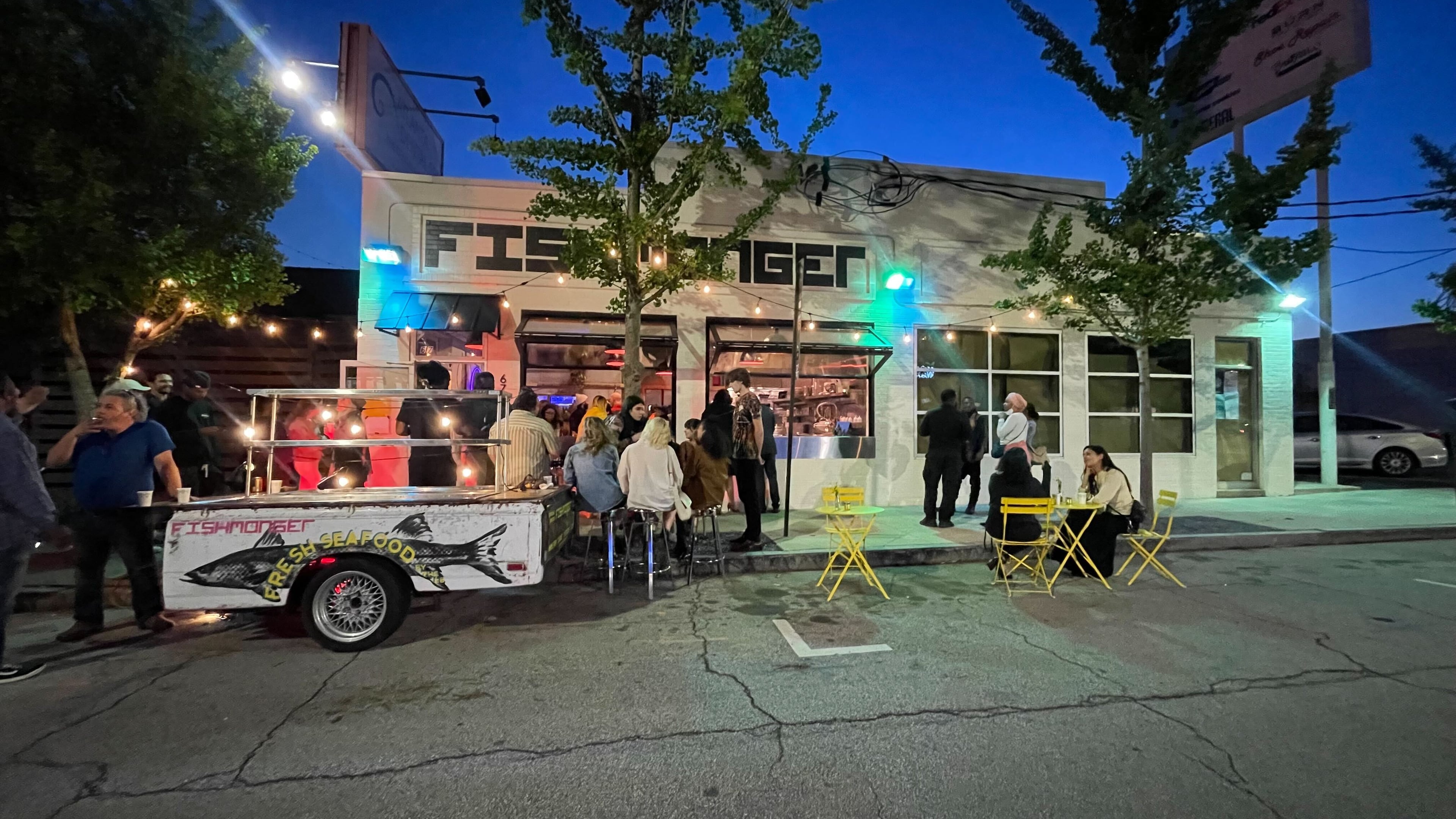 The exterior of Fishmonger in Poncey-Highland.
