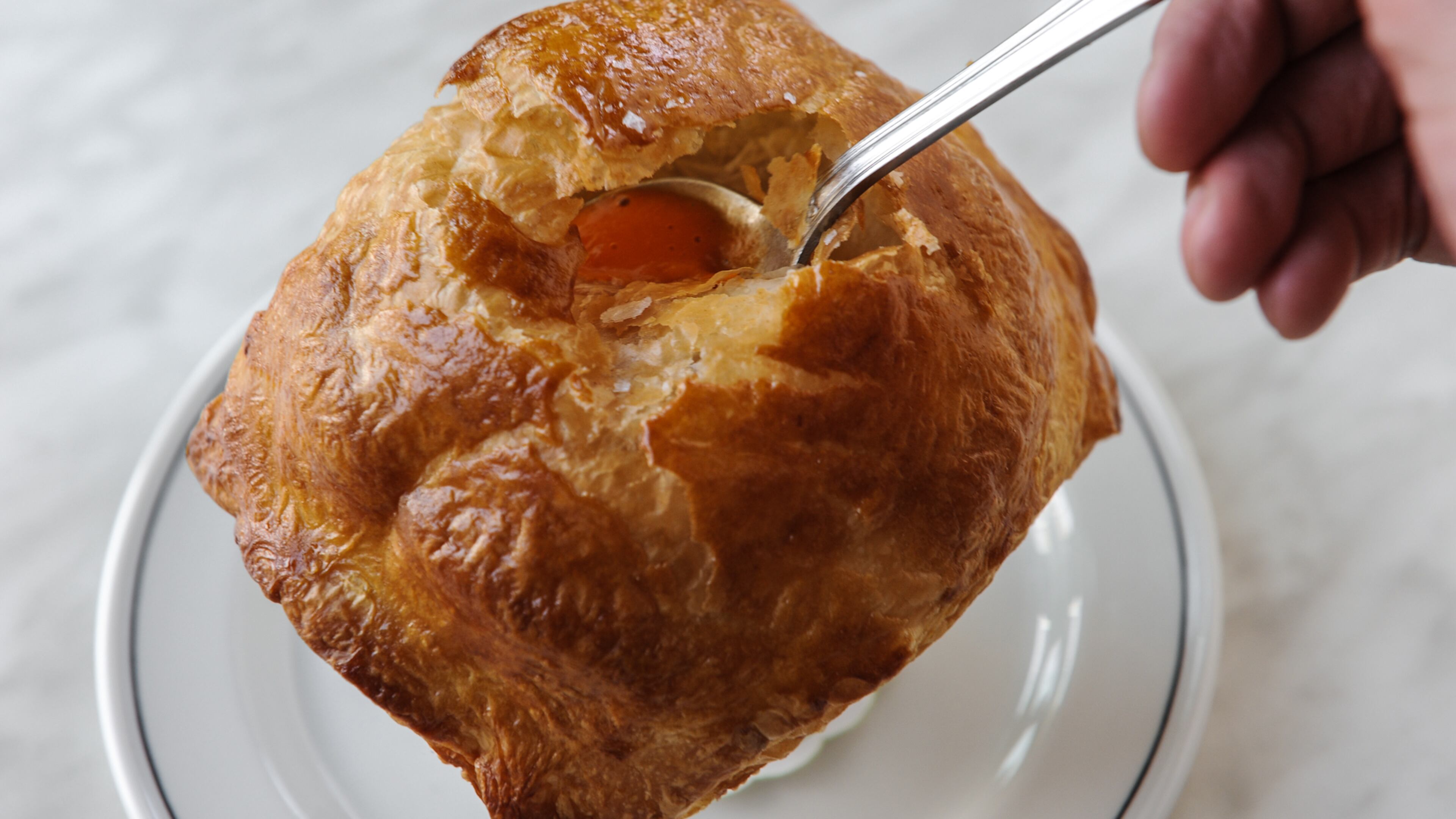 Tomato Soup puff pastry at Bread & Butterfly in Inman Park. (Beckystein.com)