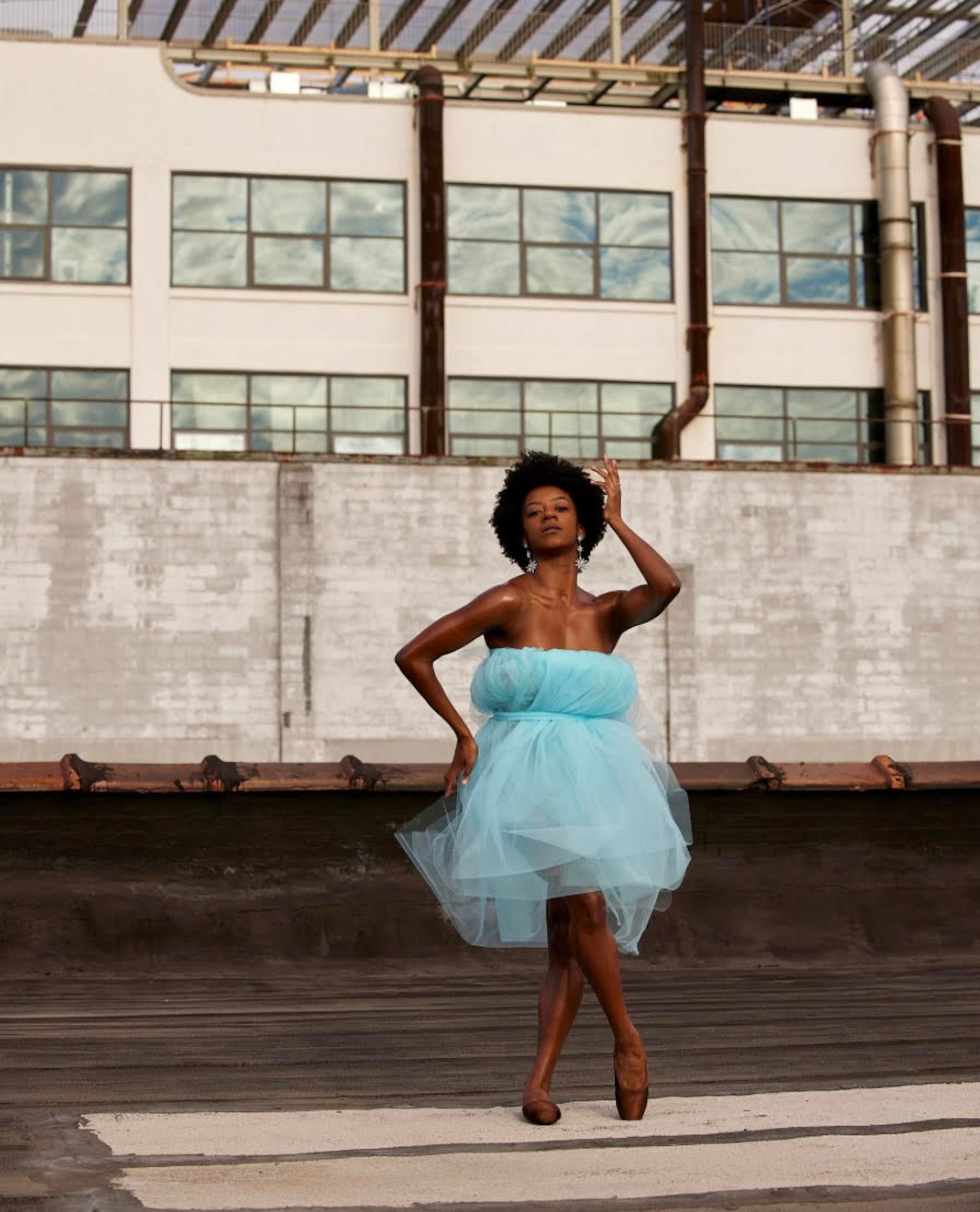 Lenai Wilkerson danced with New York's Queer the Ballet and then moved all around an Italian dance festival. Courtesy of Terminus Modern Ballet Theatre