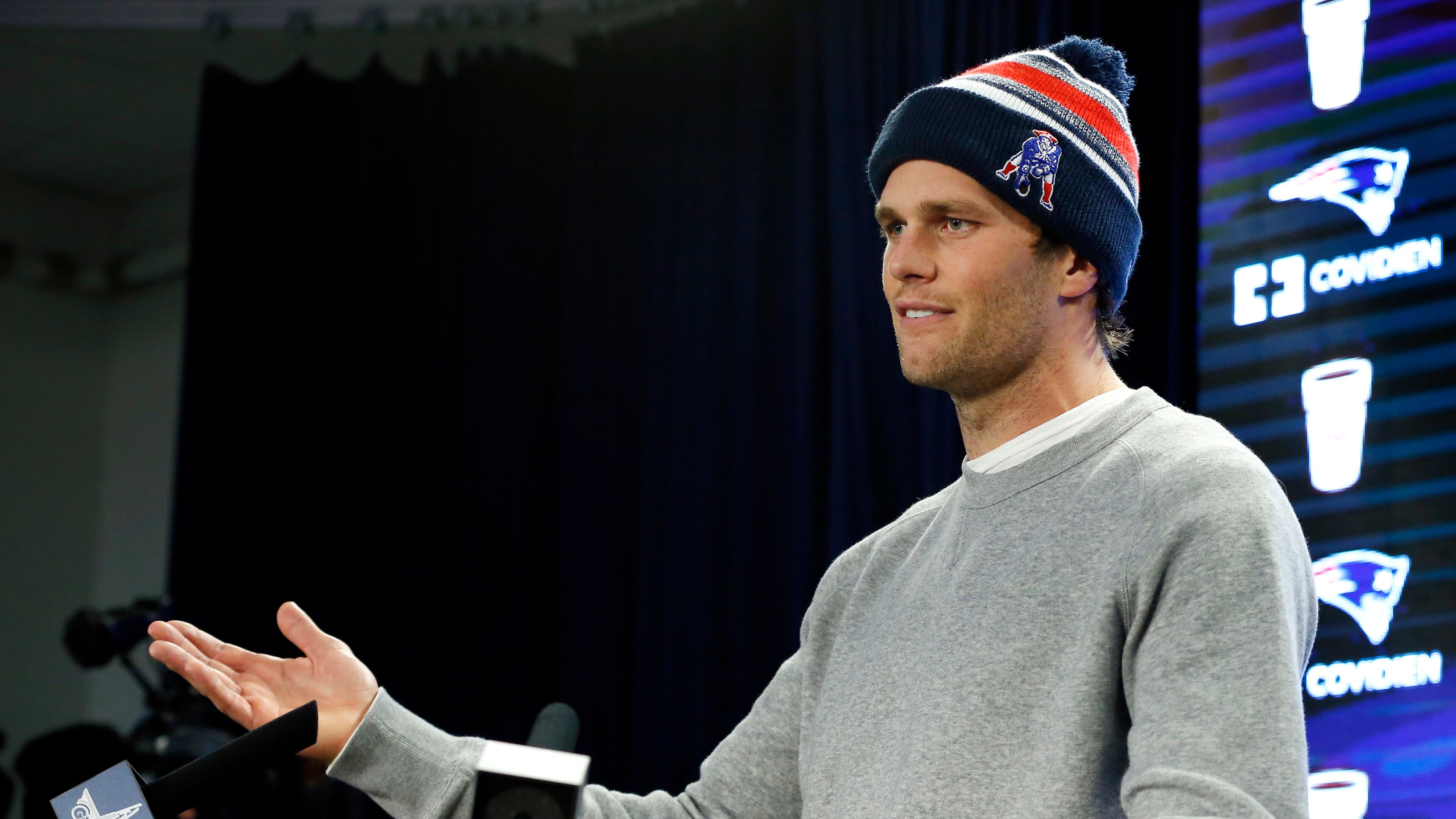 Tom Brady has yet to publicly address findings of NFL investigator but his agent issued strong denial. (AP photo)