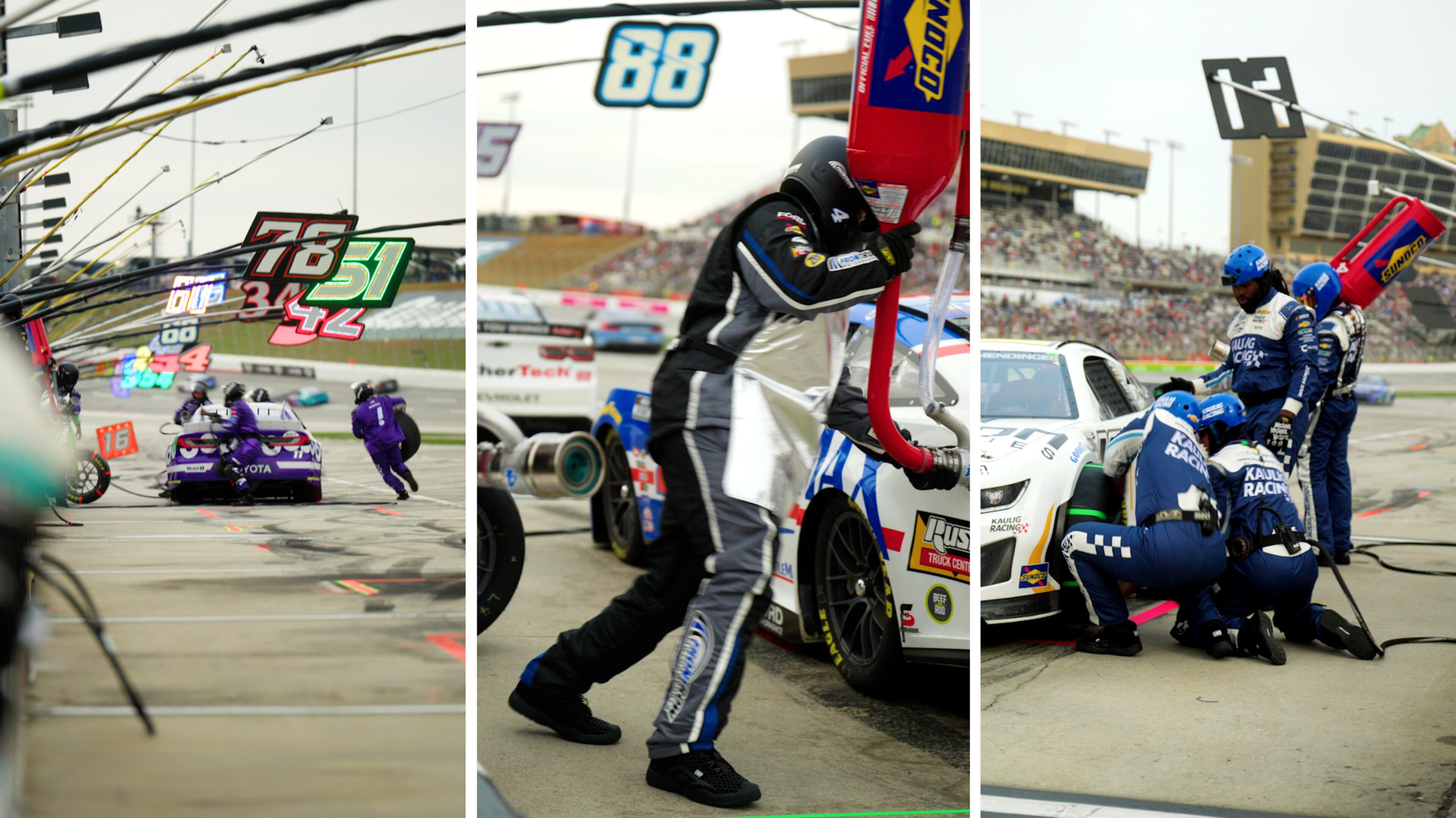 The unexpected pipeline from college football to NASCAR pit crews