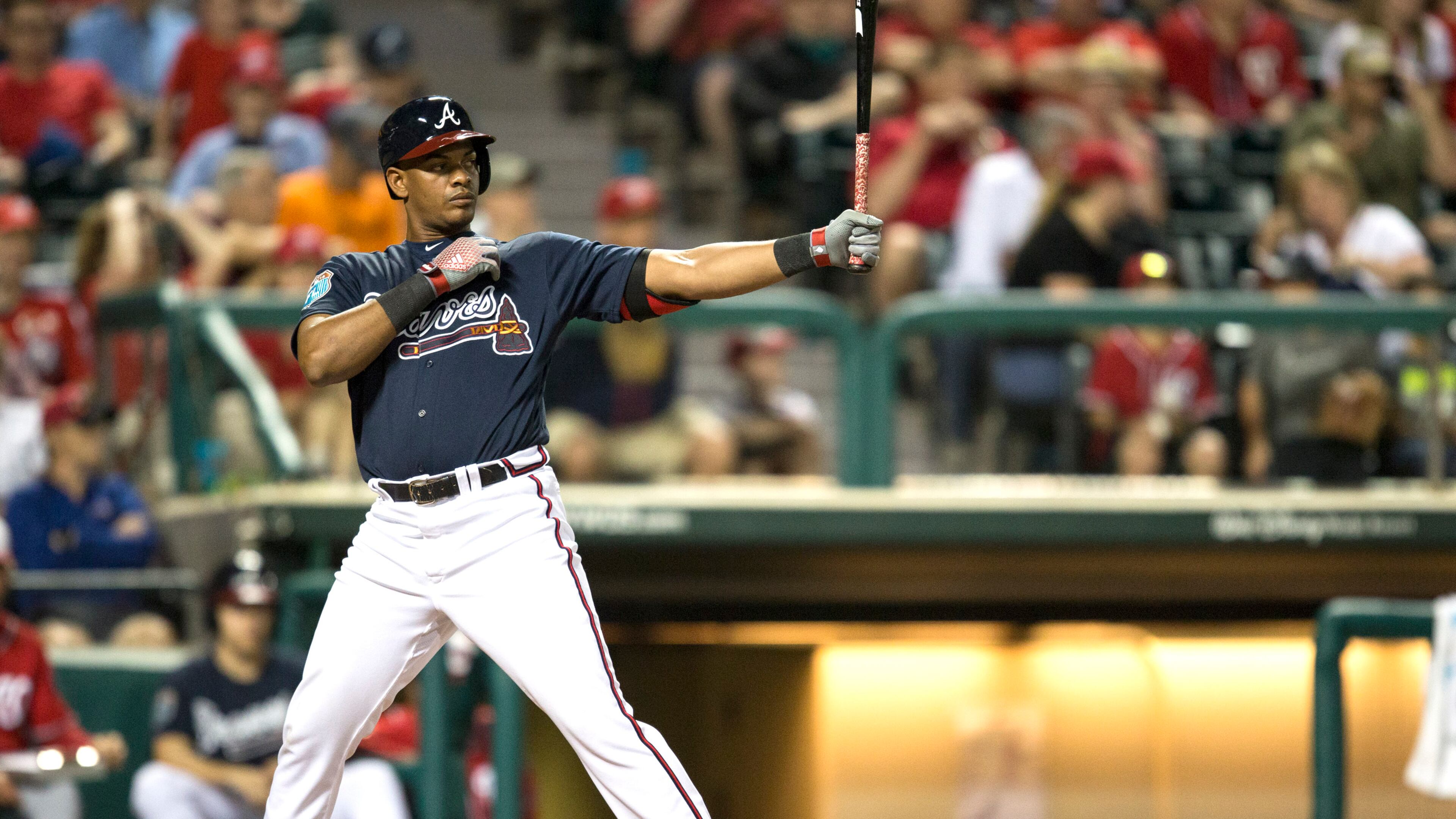 Hector Olivera was placed on unconditional release waivers by the Padres. (AP Photo/Willie J. Allen Jr.)