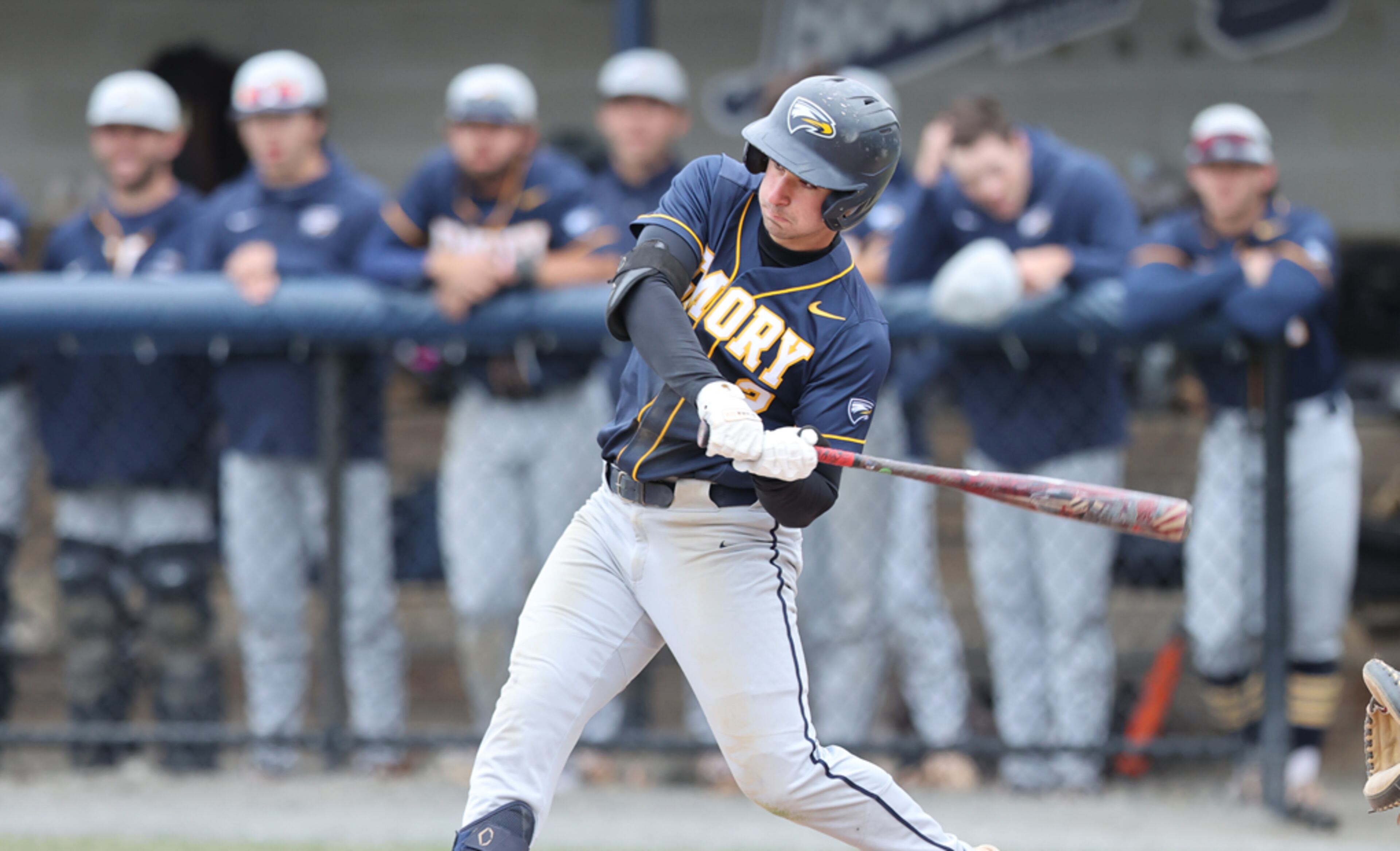 Ellis Schwartz had nine RBIs in two games. Emory University photo