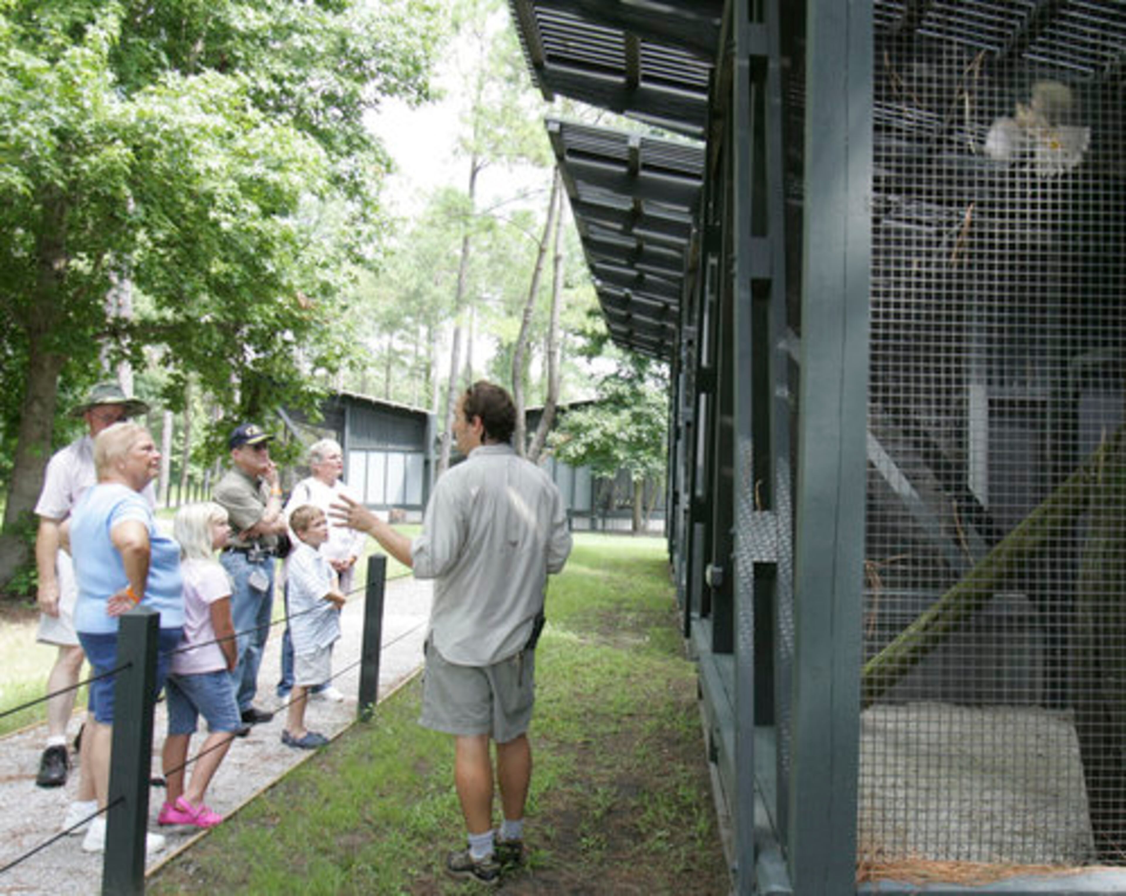 THE CENTER opened in 1991, treating injured birds of prey, also known as raptors. The public part -- tours and flight demonstrations -- has been open since June.