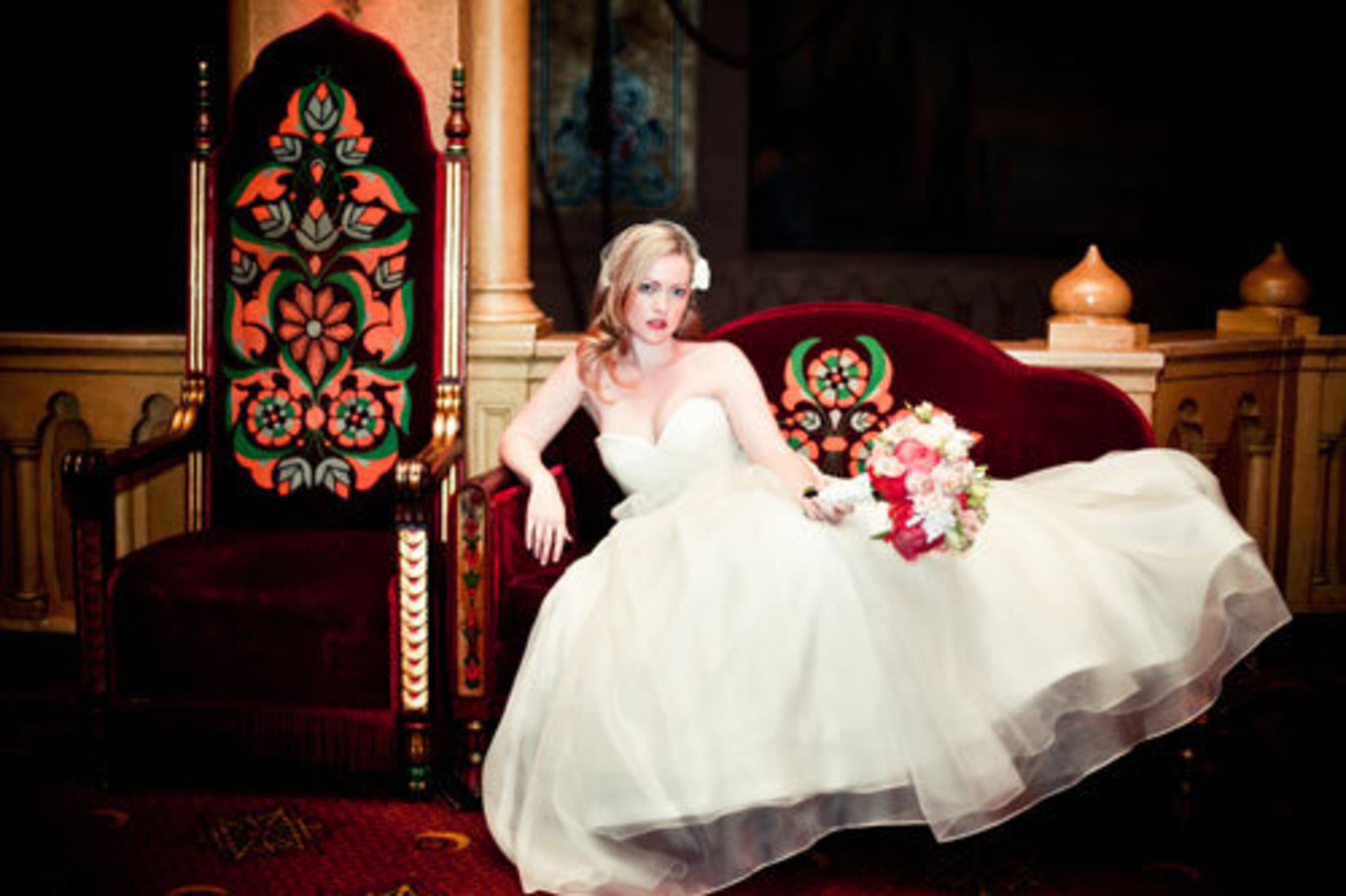 Kristen Daniels had a summer wedding at the Fox Theatre in Atlanta.