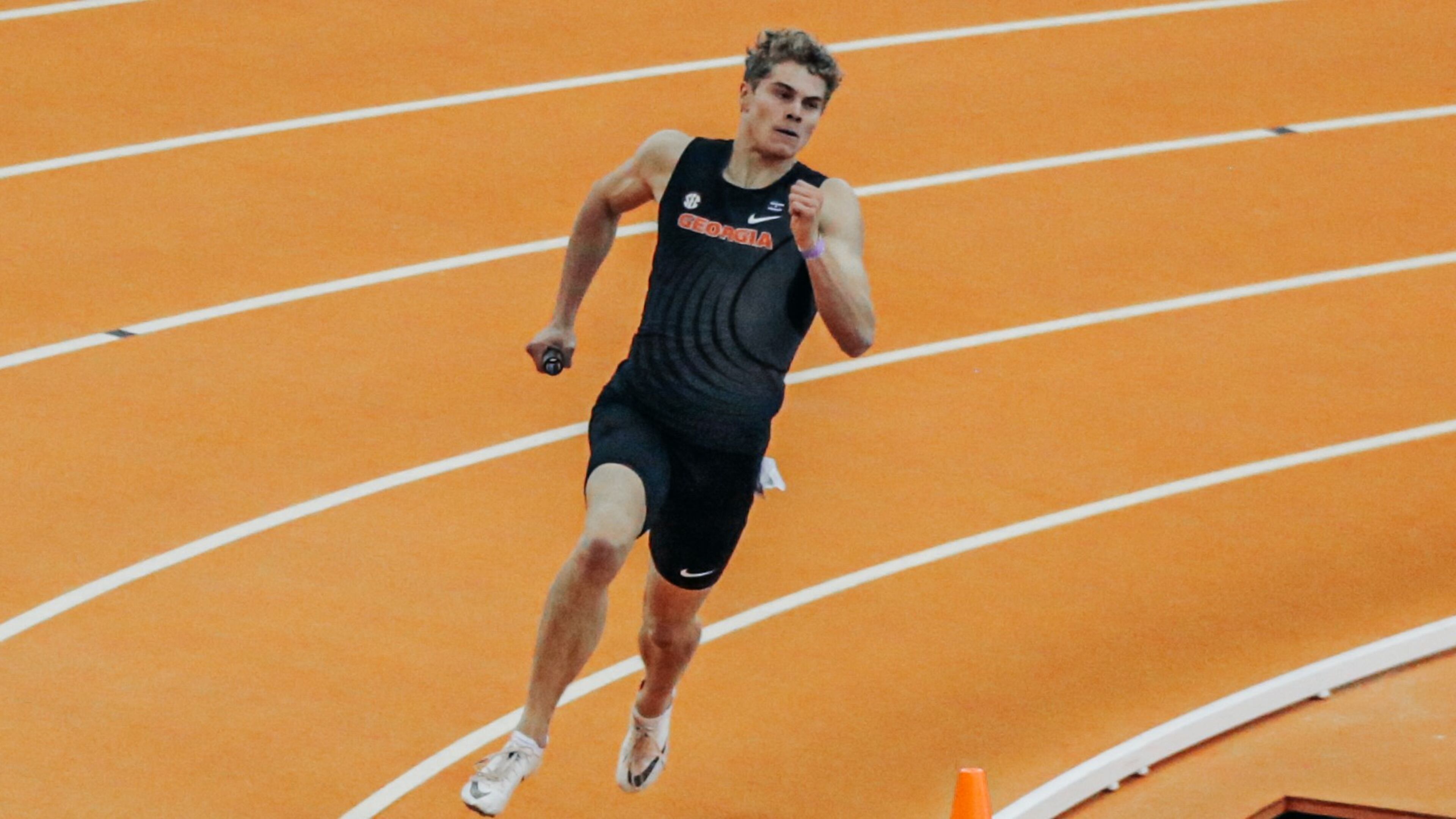 Matthew Boiling competes in a recent meet for the University of Georgia.