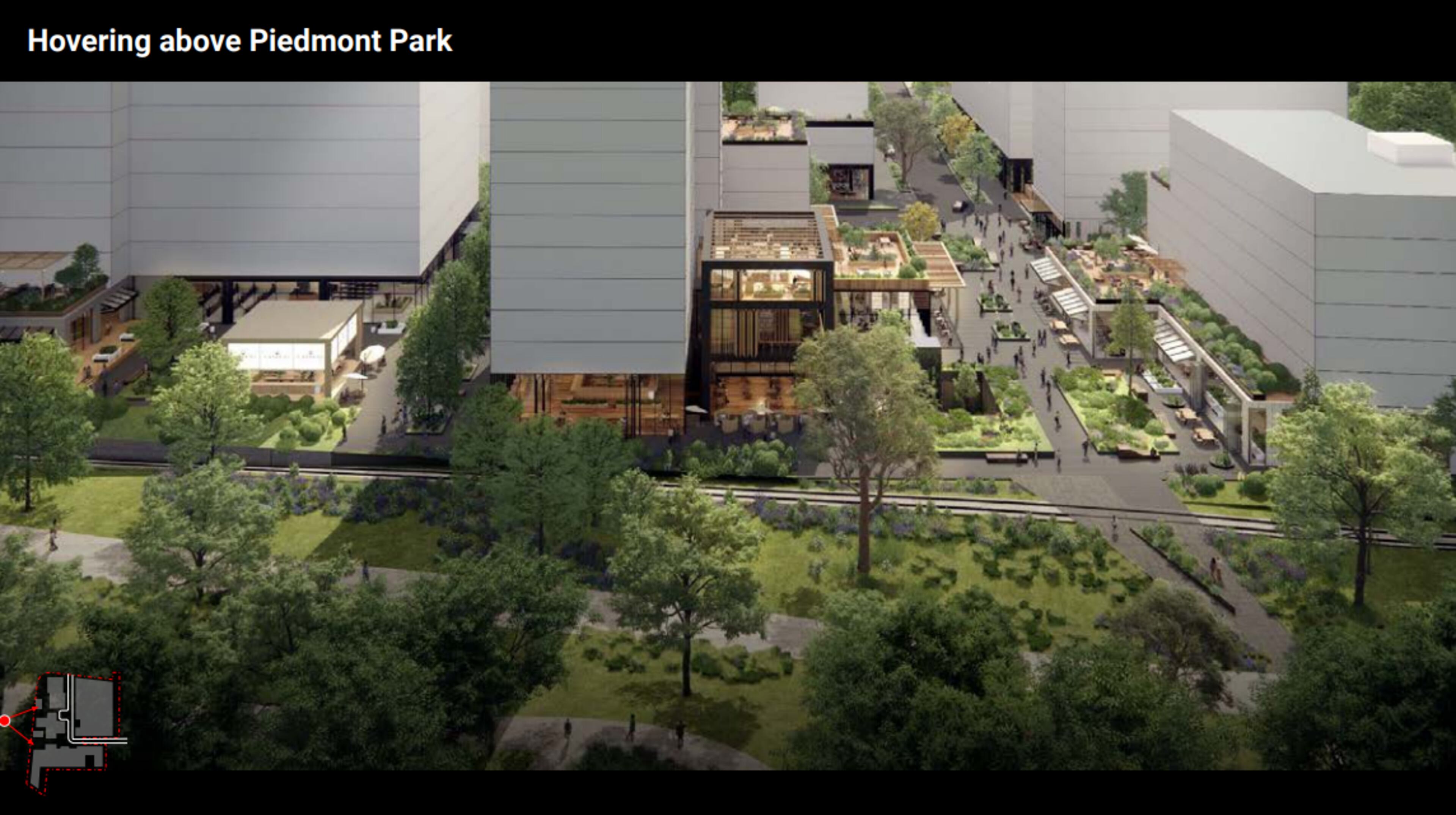 Portman Holdings' Amsterdam Walk redevelopment will connect to the Beltline near Piedmont Park.