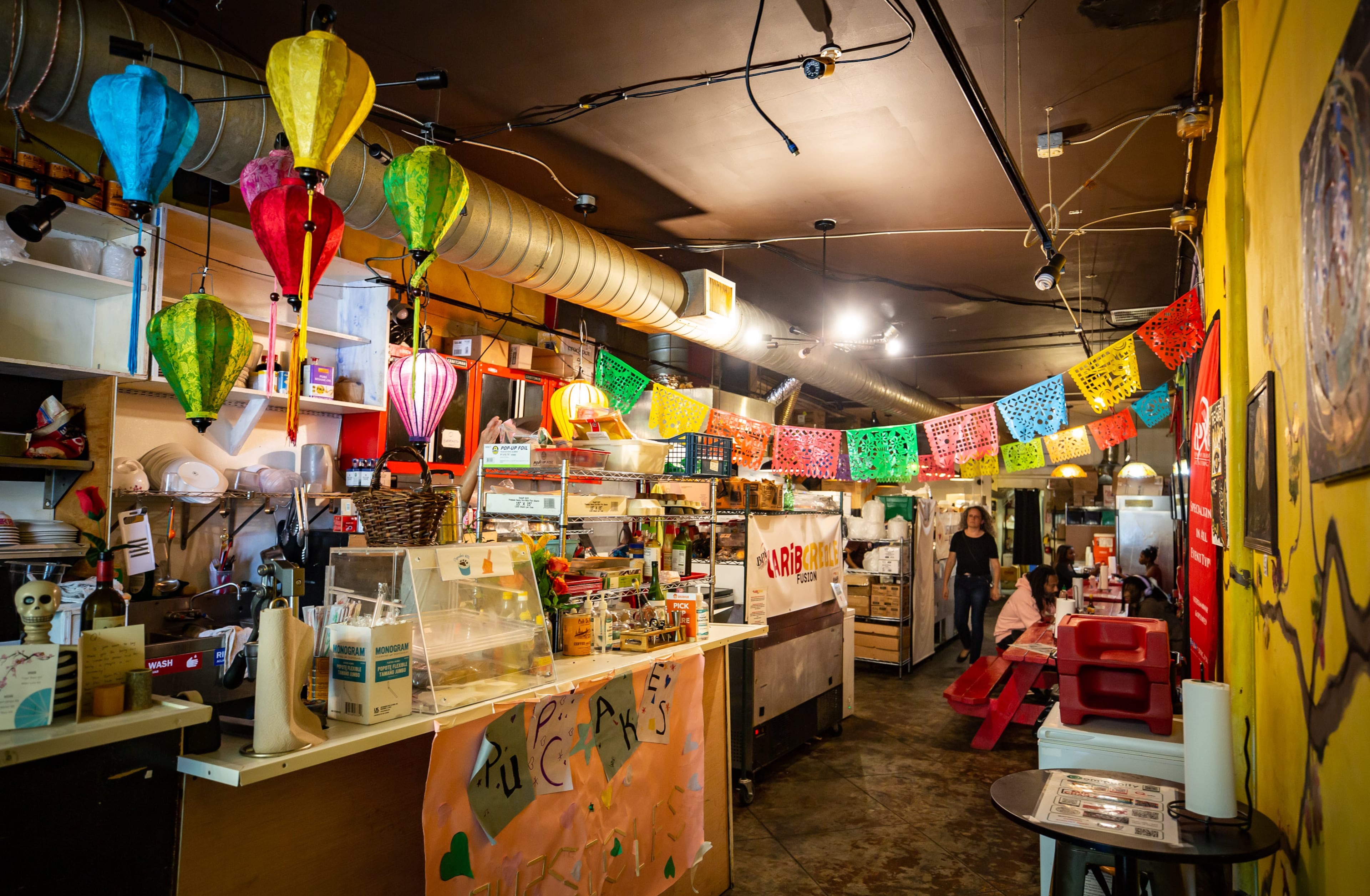 The interior of Qommunity in East Atlanta Village in 2022. (Ryan Fleisher for the AJC)