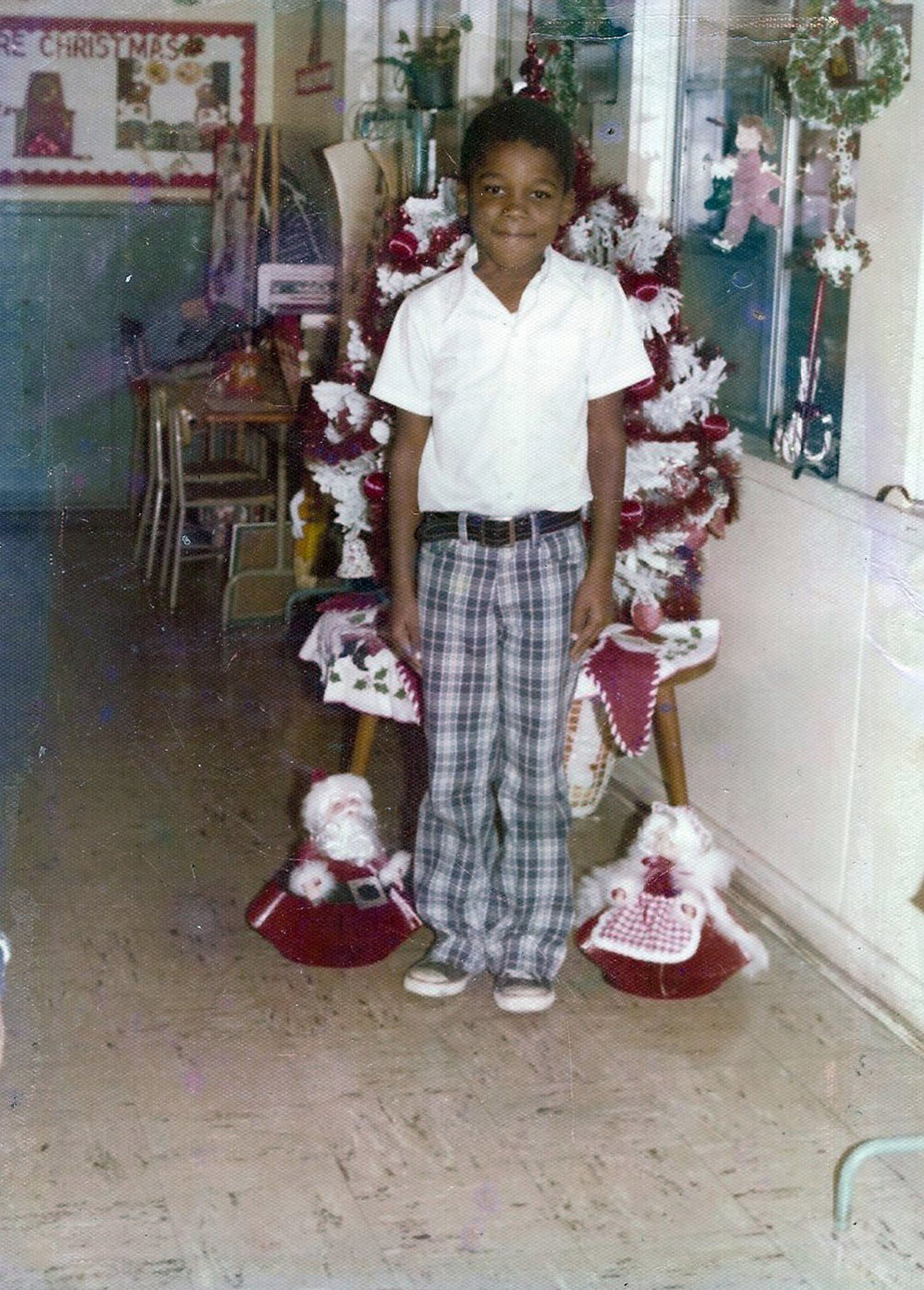 Tyler Perry as a child on Christmas morning. CONTRIBUTED