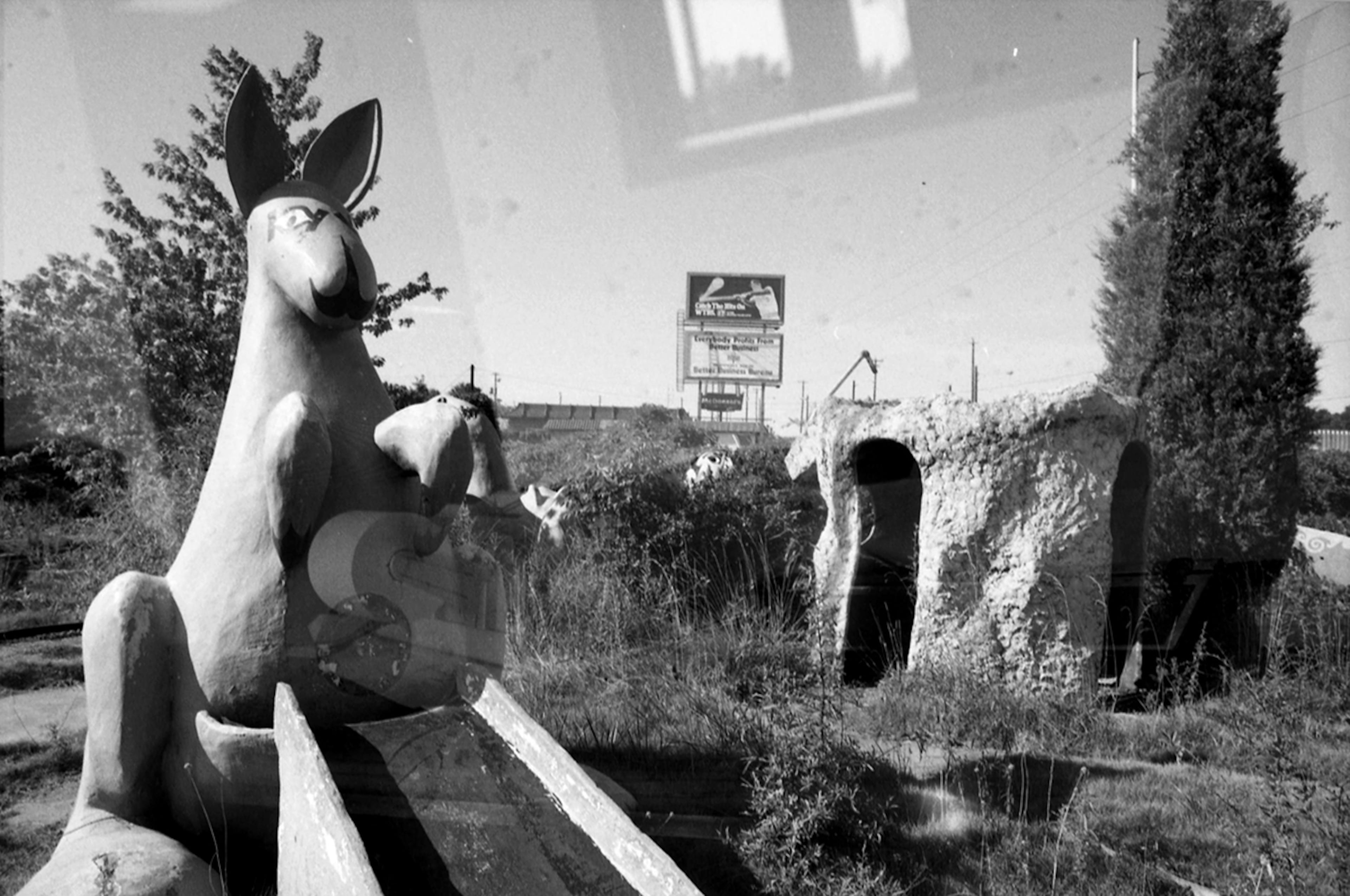 The kangaroo on the Funtown mini golf course. (W.A. Bridges AJC Collection at the GSU Library, AJCNS1981-07-21k)