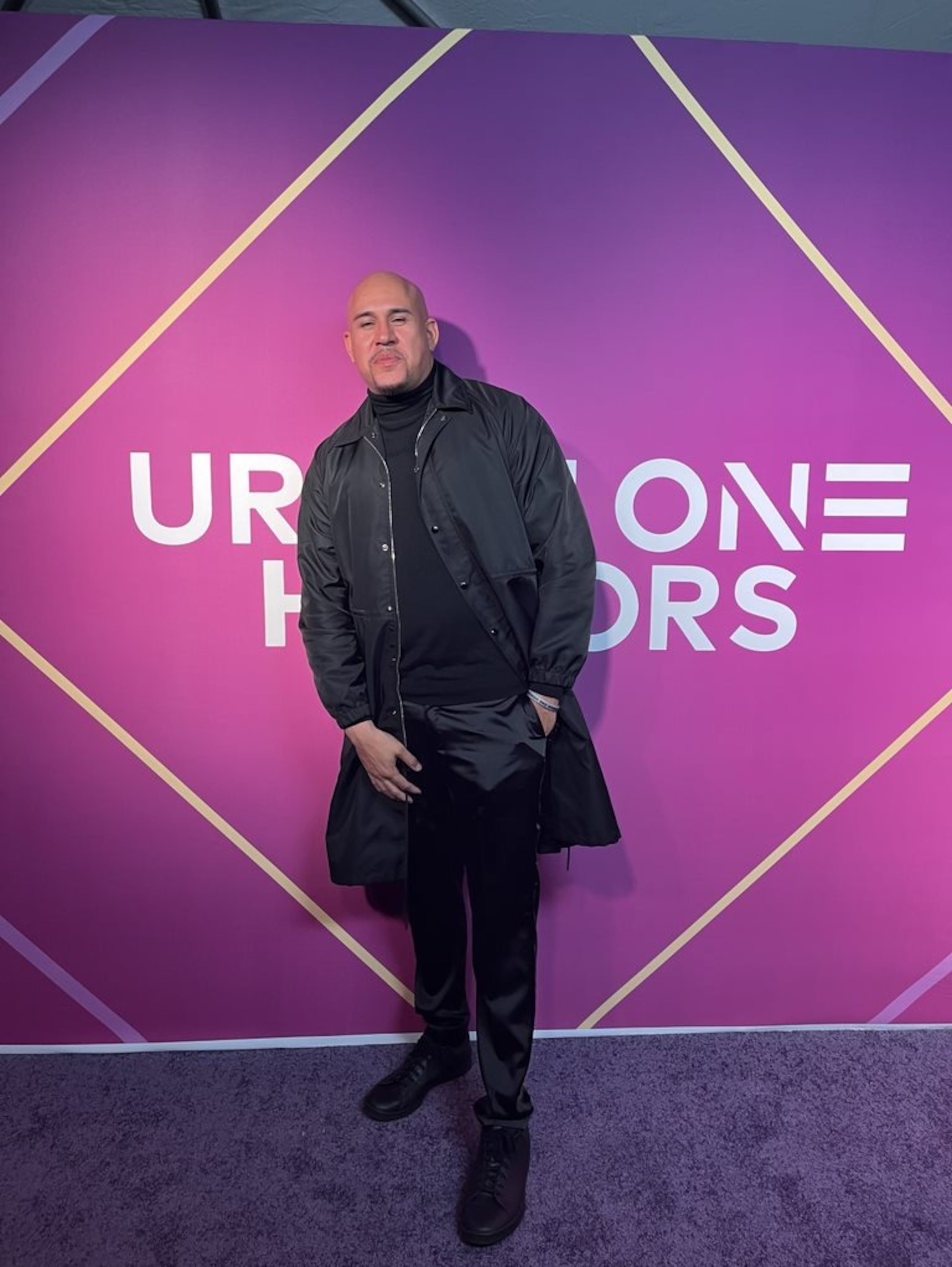 Love and Hip Hop New York's Cisco Rosado at the Urban One Honors red carpet (2022)