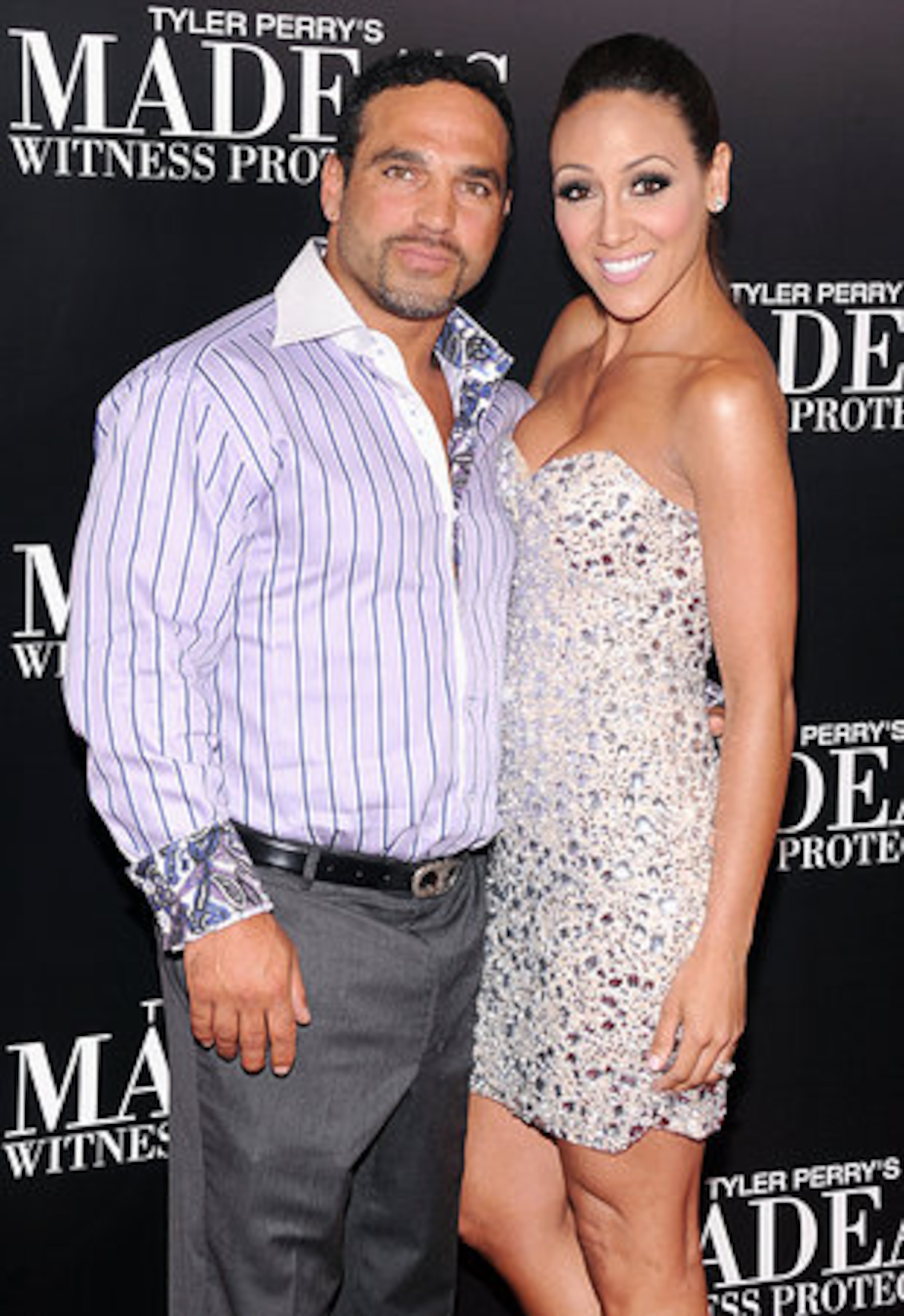 Joe Melissa Gorga attend 'Tyler Perry's Madea's Witness Protection' New York Premiere at AMC Lincoln Square Theater on June 25, 2012 in New York City.