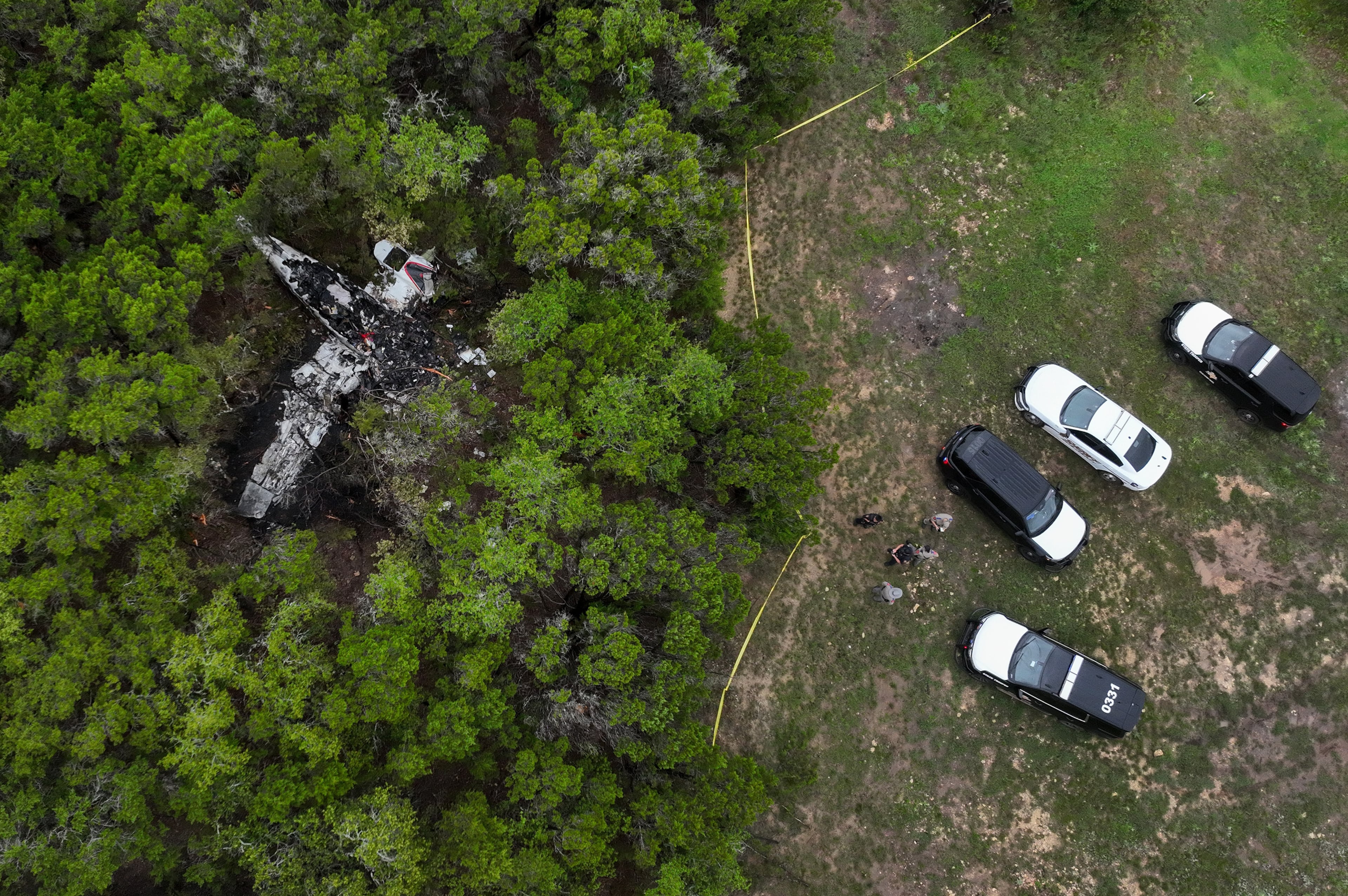 APTOPIX Texas Plane Crash