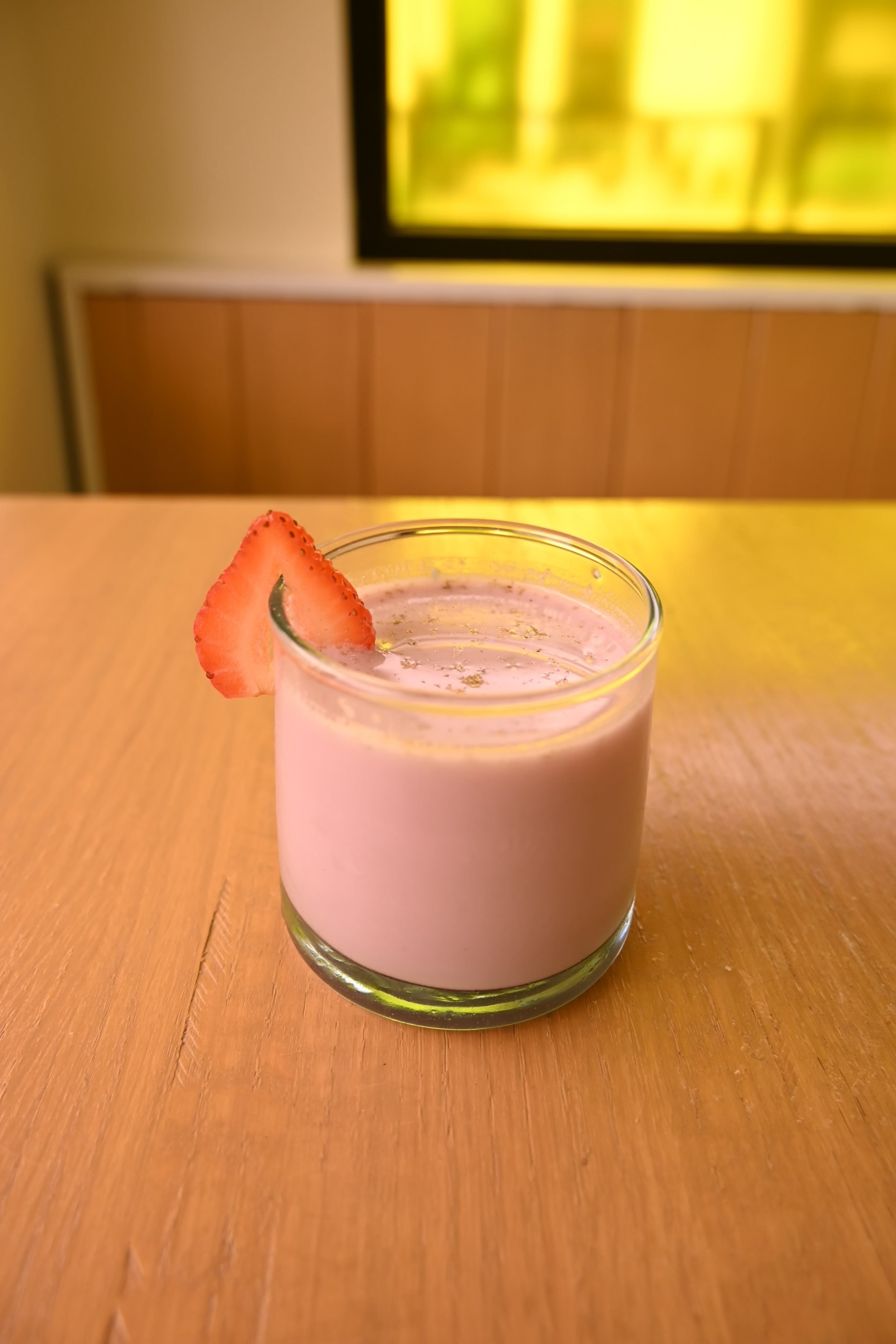 The menu at Babygirl is relatively short but has some fun options that draw inspiration from all over the world, such as their mixed berry lassi hailing from India. (Courtesy of Babygirl)