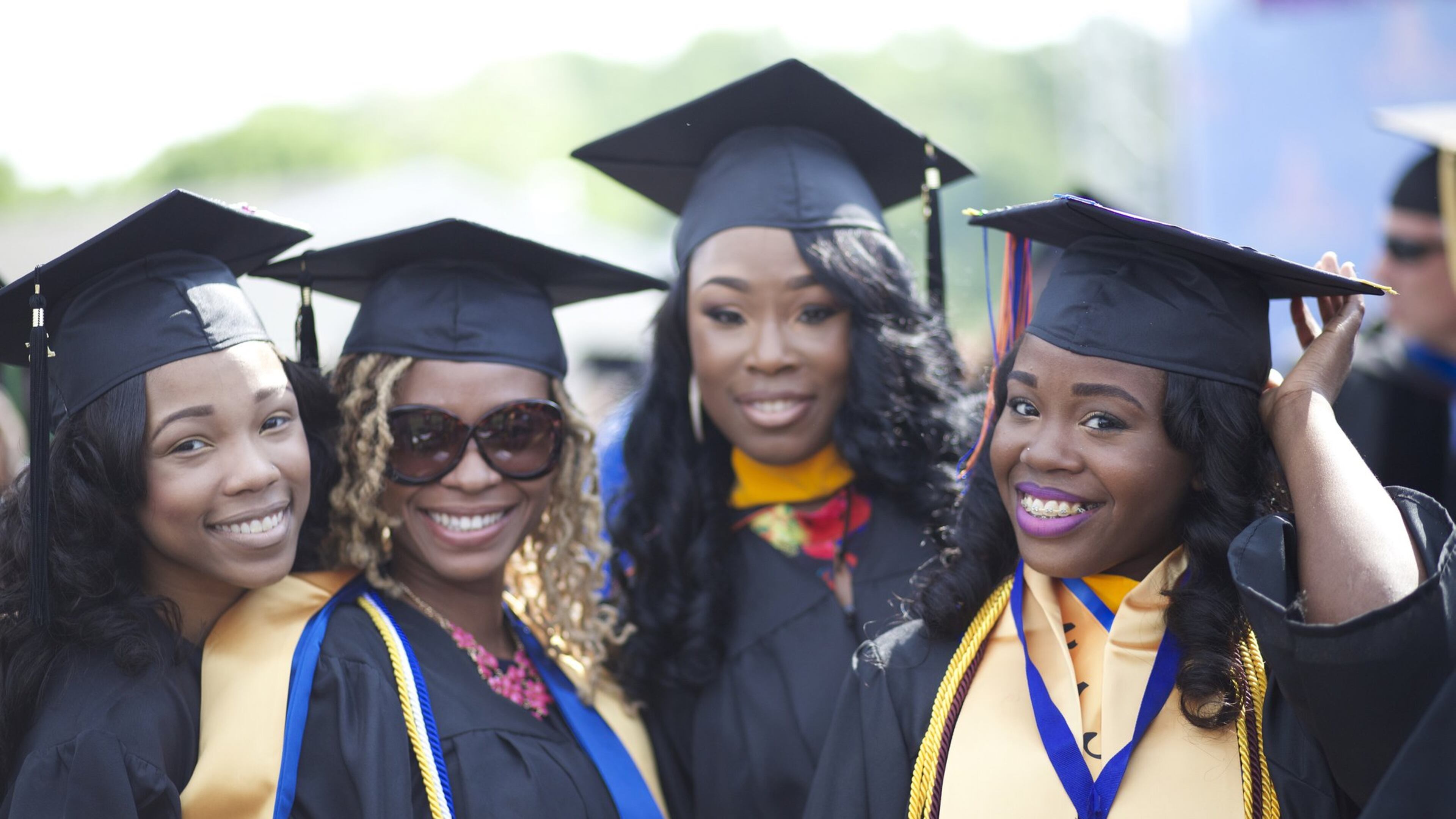 A scene from graduation at Morgan State University, which is featured in the new documentary on HBCUs, “Tell Them We Are Rising.” CONTRIBUTED