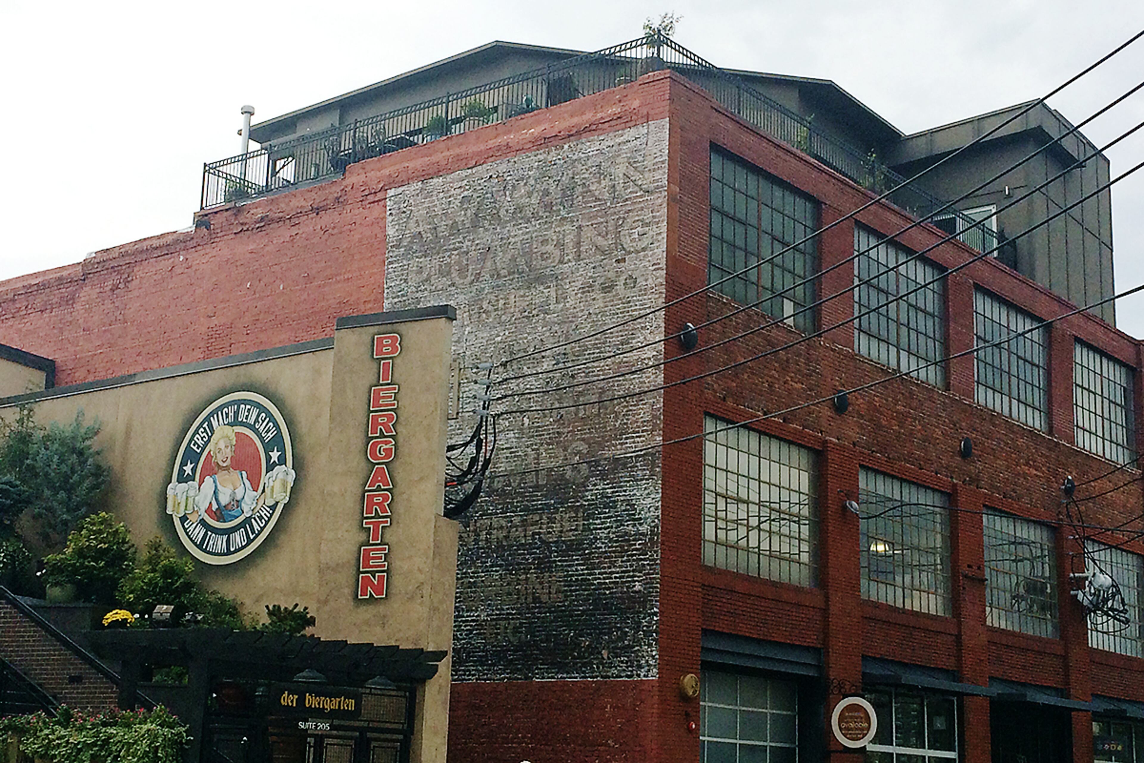 Terminus 330 on Marietta Street: (CORRECTION) This sign isn't a real ghost sign. It was painted in 2011 for the filming of "What to Expect When You're Expecting." Big thanks to the artist behind it, Paige Adair, for helping us solve the mystery of A.W. Wynn Plumbing. (PETE CORSON / PCORSON@AJC.COM)