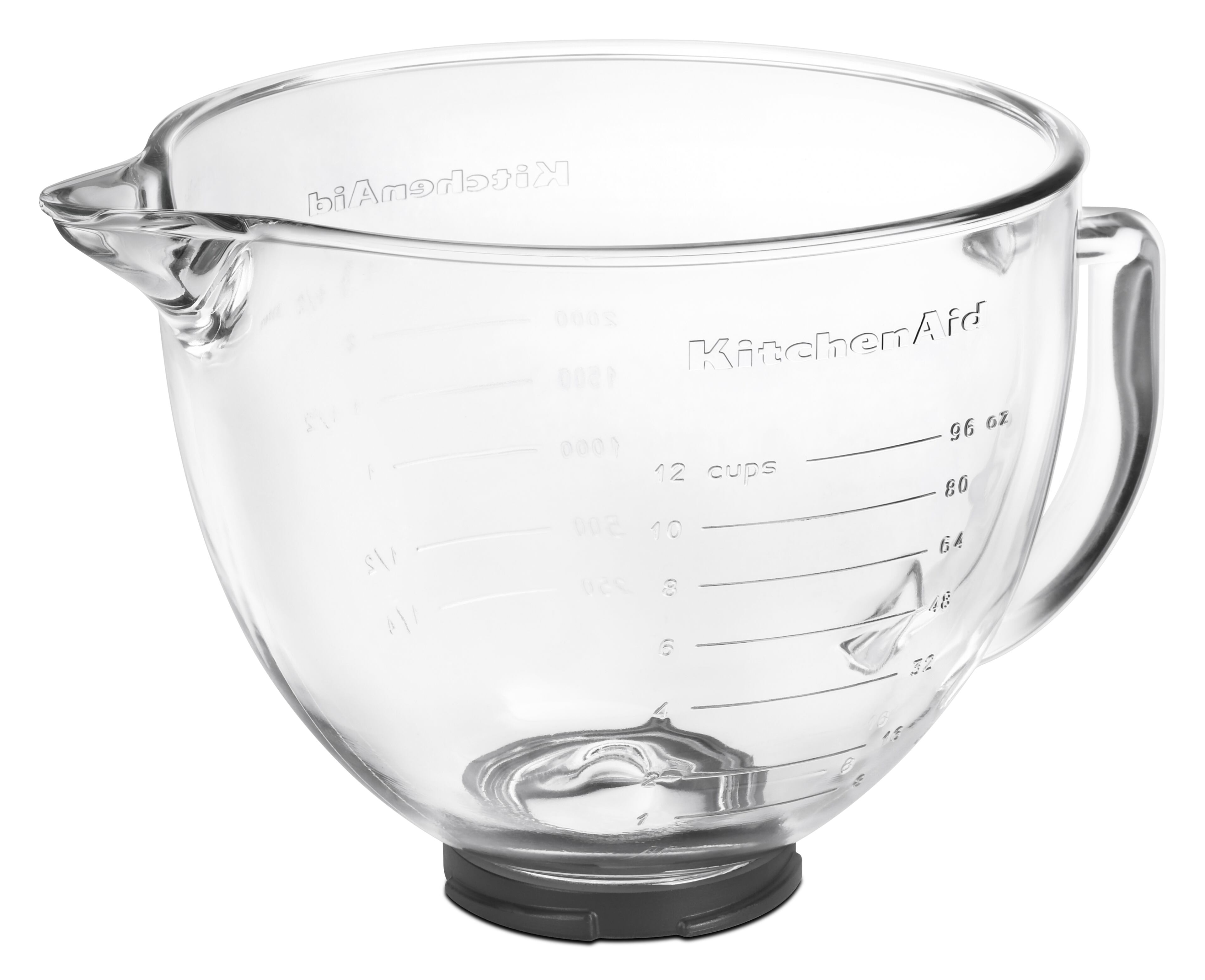 Anyone with a KitchenAid tilt-stand mixer will appreciate an extra bowl, but when that mixing bowl is made of glass, then functional also becomes stylish.