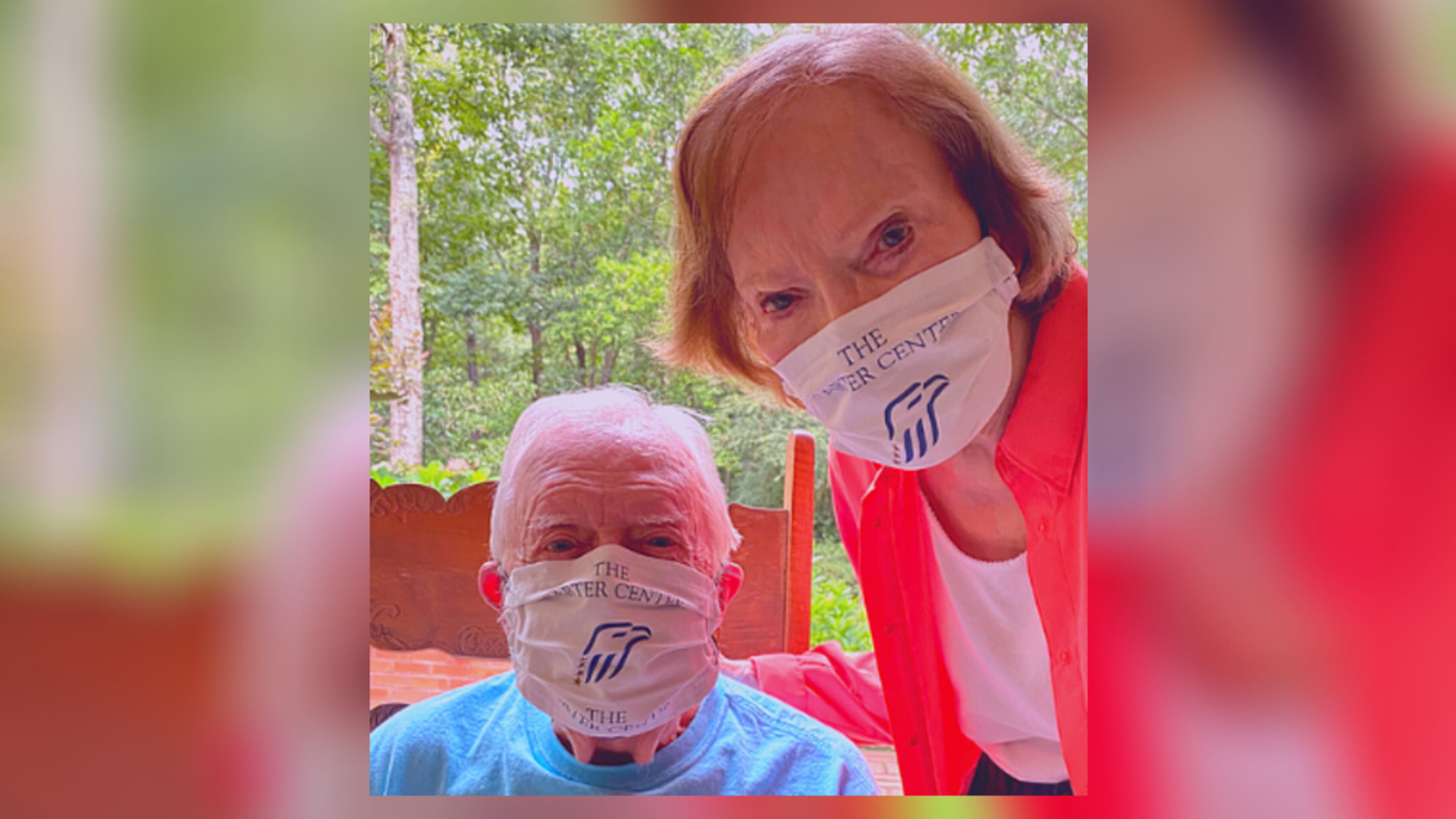 Former President Jimmy Carter and his wife, former First Lady Rosalynn Carter are encouraging everyone to wear a mask to slow the spread of the coronavirus.