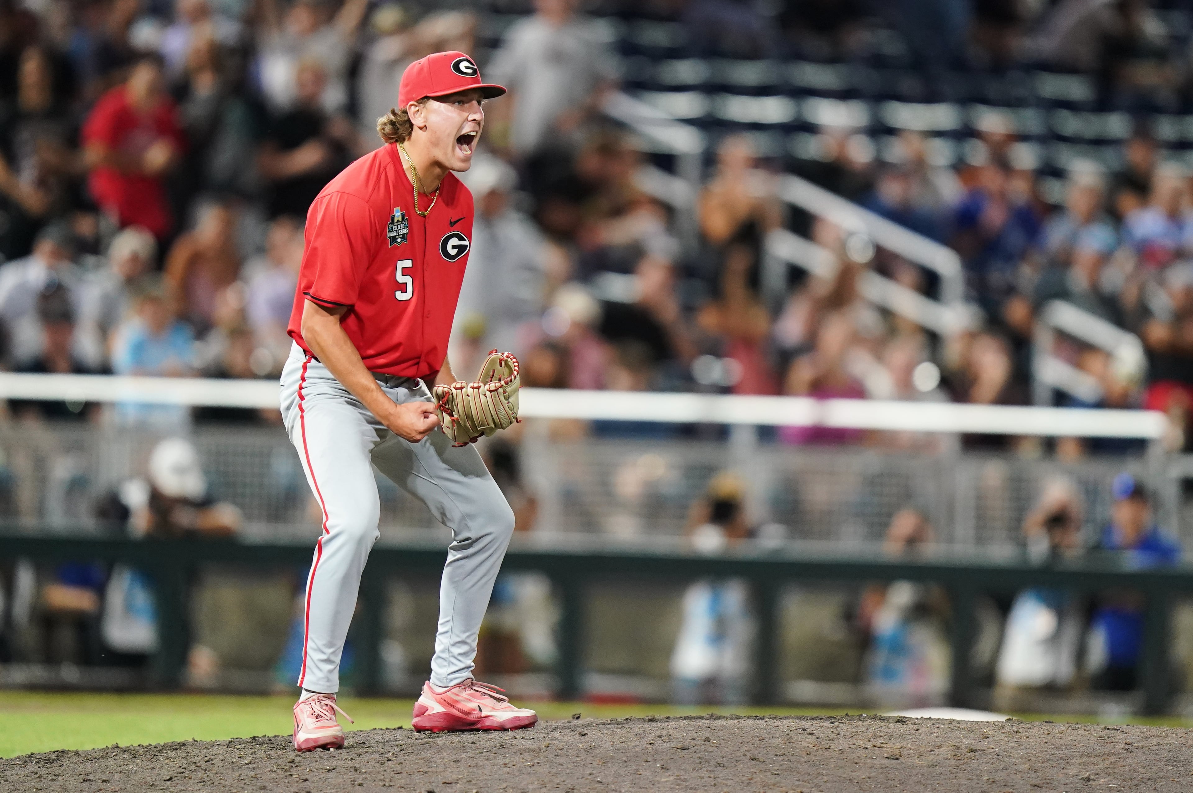CWS Georgia Texas Baseball