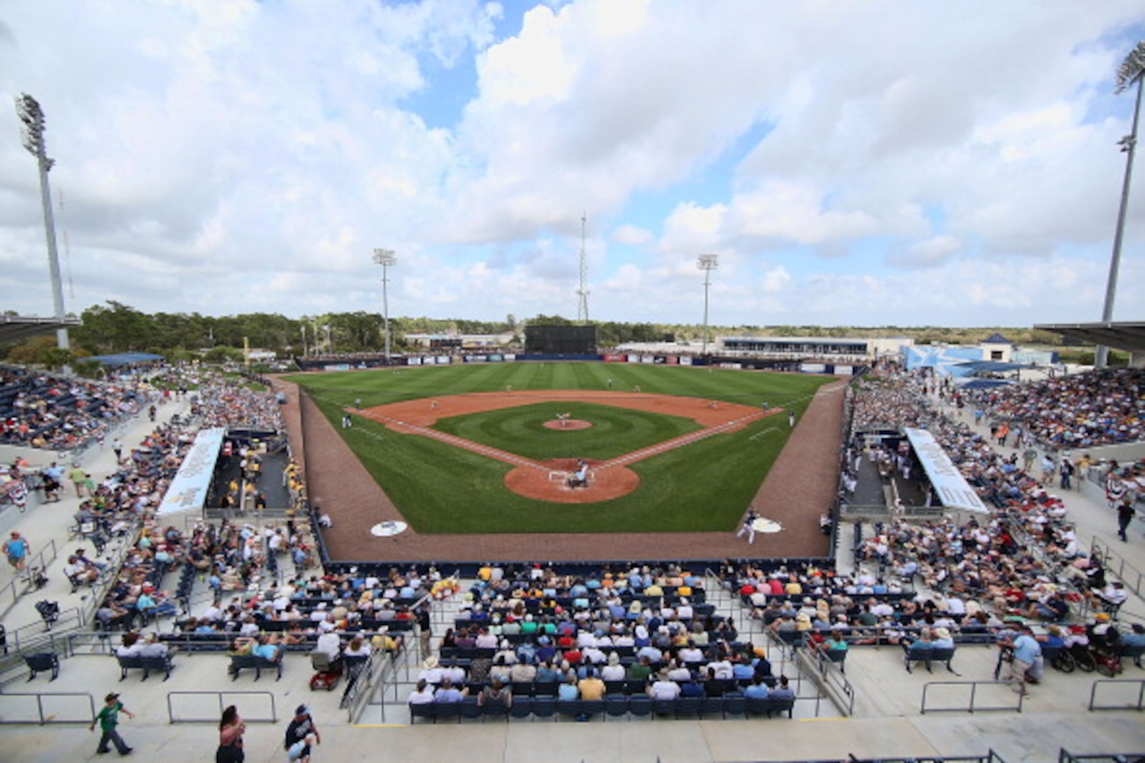 PORT CHARLOTTE, FL - FEBRUARY 23: Charlotte Sports Park during the game between the Pittsburgh Pirates and the Tampa Bay Rays on February 23, 2013 in Port Charlotte, Florida. The Pirates defeated the Rays' 3-2. (Photo by Leon Halip/Getty Images)