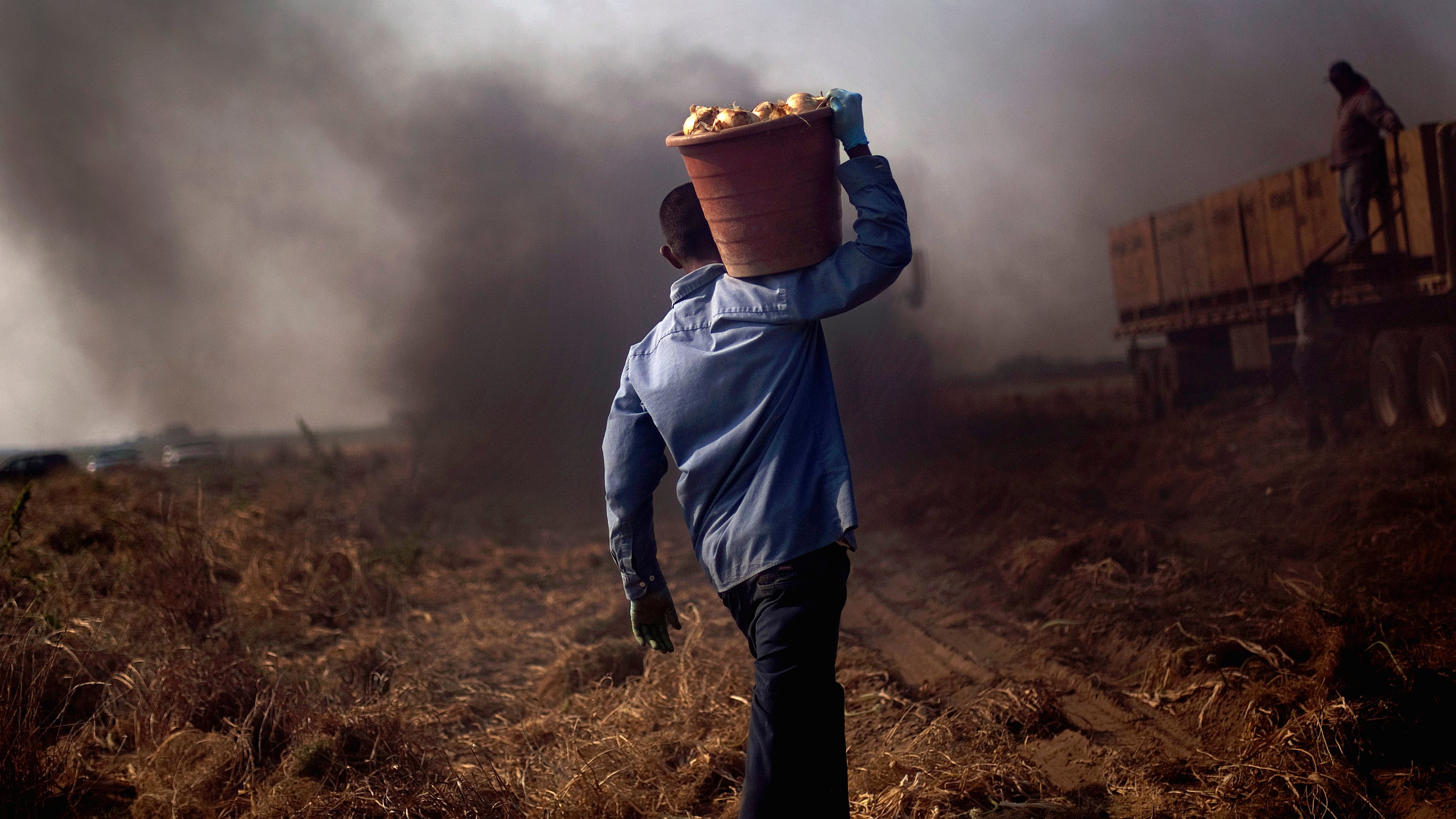 An indictment unsealed this week describes a conspiracy to exploit migrant farmworkers in Georgia. (David Goldman/AP)