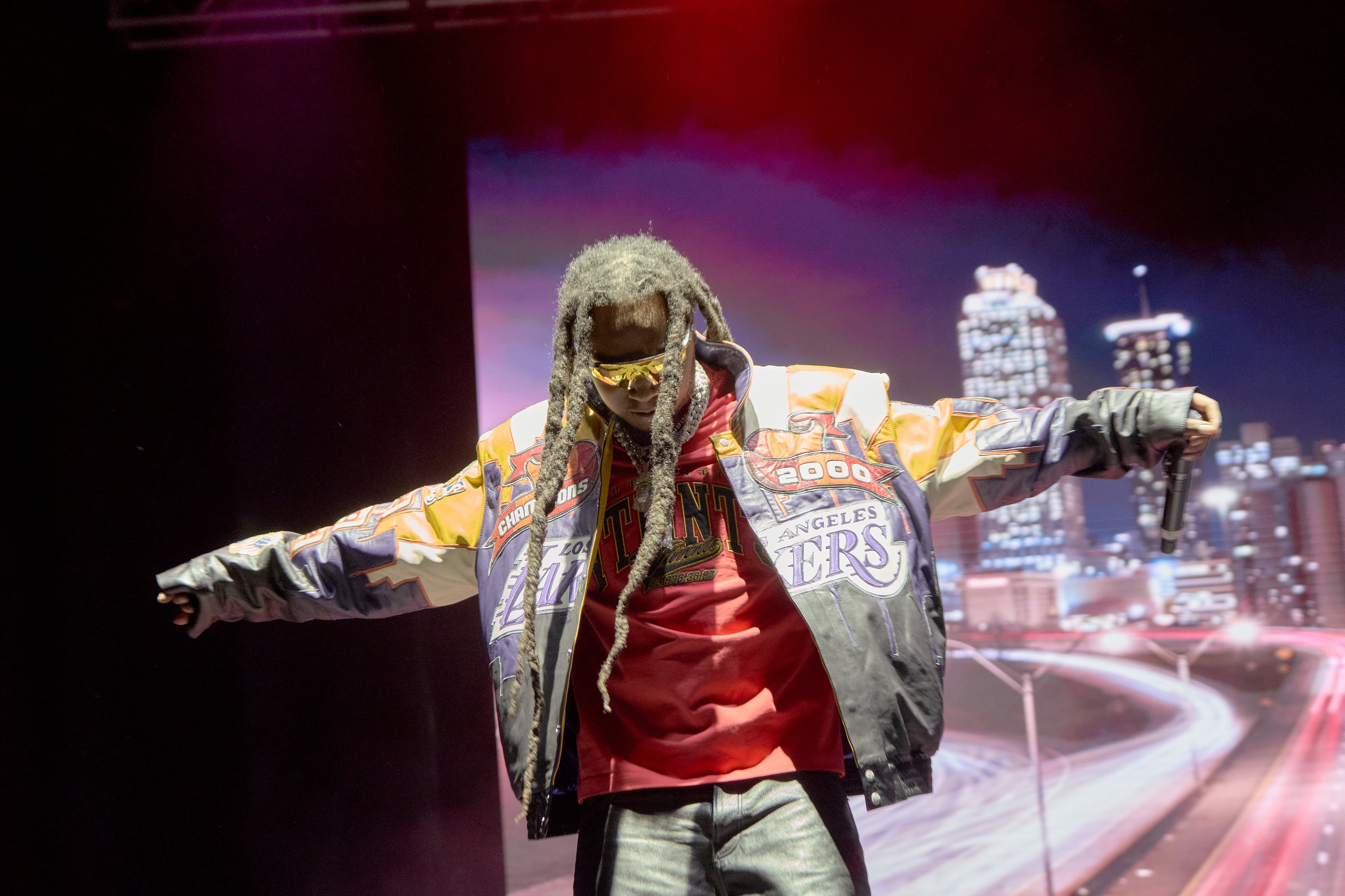 Migos’ Takeoff at ONE MusicFest held at Central Park on October 8, 2022, in Atlanta, Georgia.