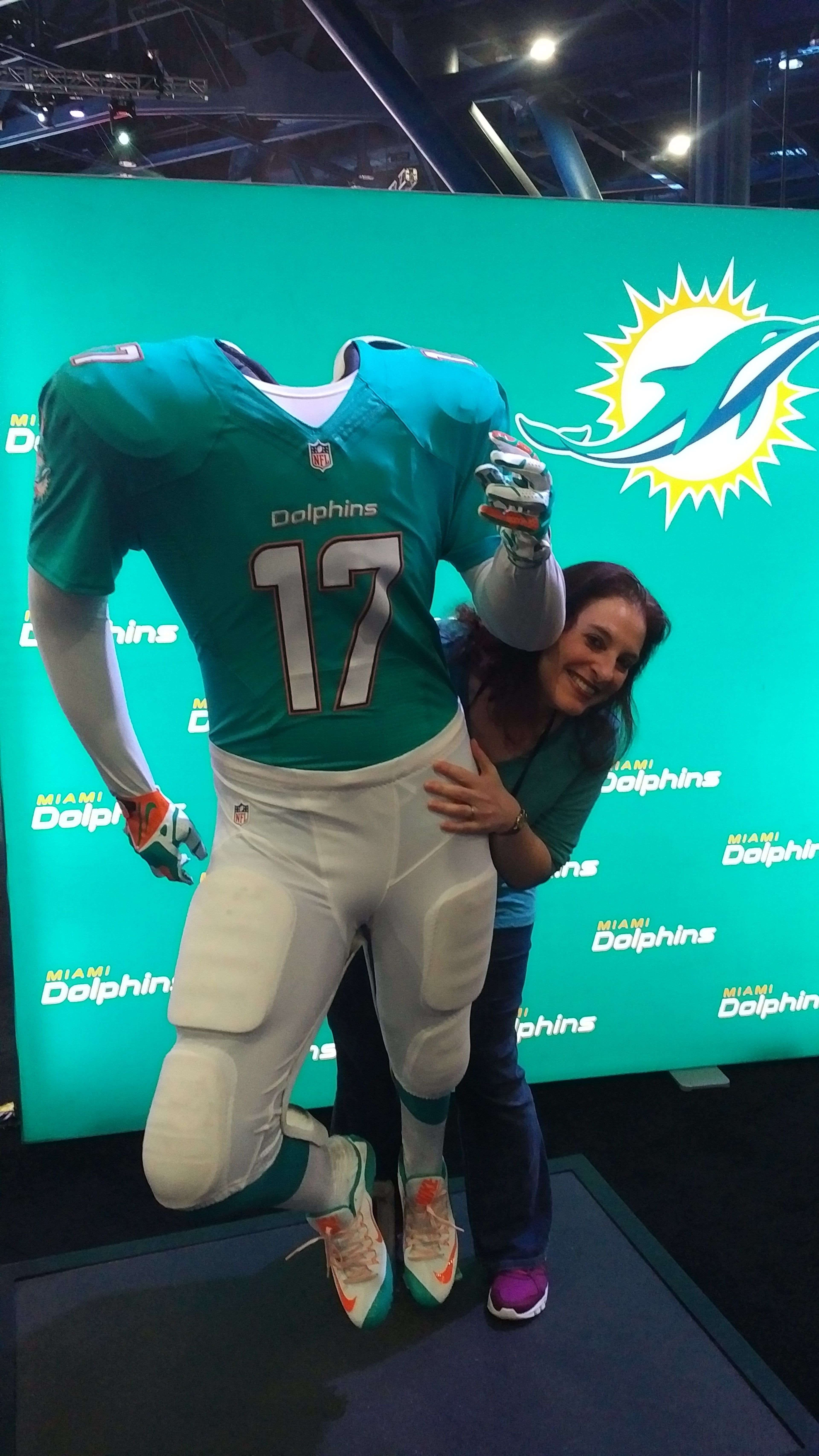 Paying homage to my home team. Photo: Ryon Horne/AJC