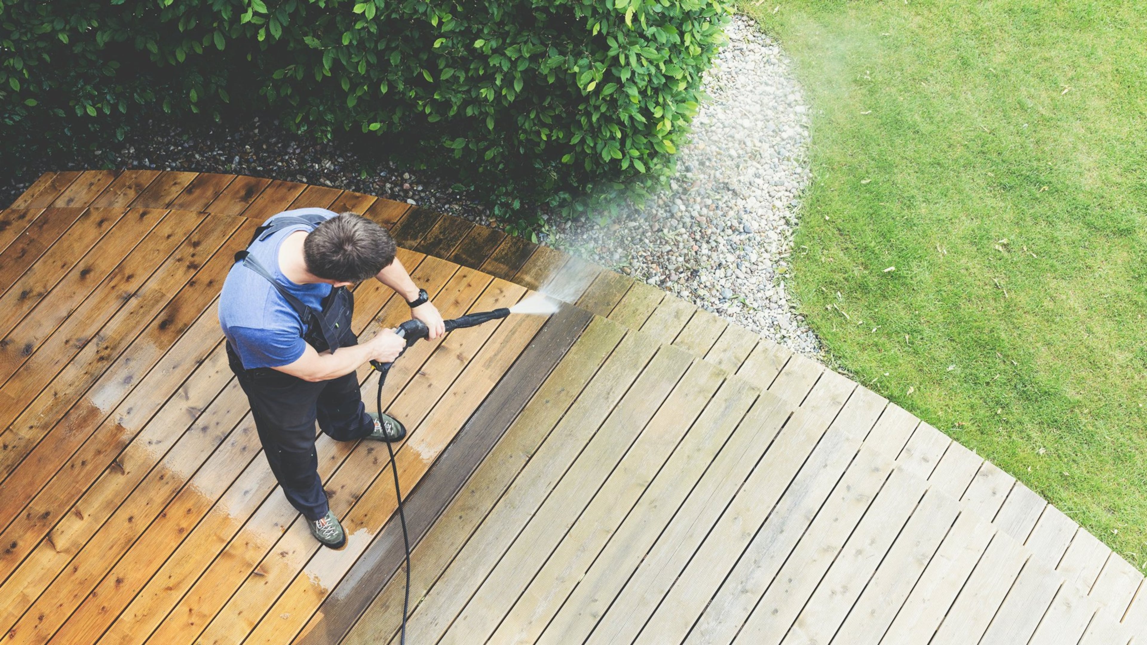 A professional will know the right type of cleaner and pressure washer to use for your project, ensuring the best results the first time around. (Dreamstime)
