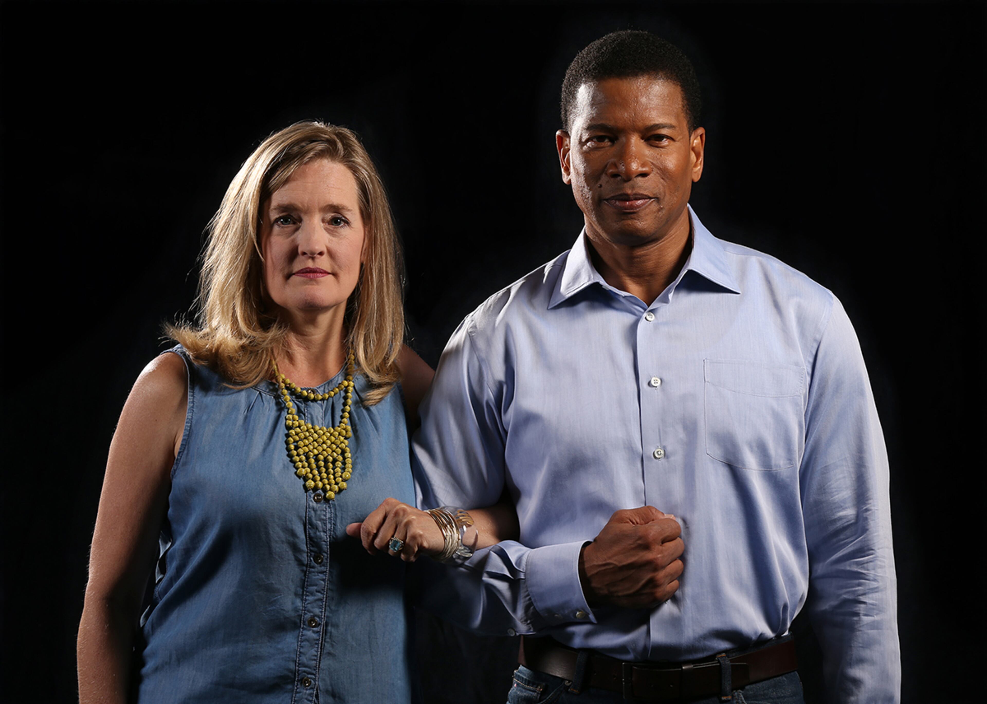 Lisa Harding sought spiritual help from the nearest mostly black church that she could find. That took her to hear a sermon by the Rev. Lee Jenkins of Eagles Nest Church, in Roswell. (Curtis Compton/ccompton@ajc.com)