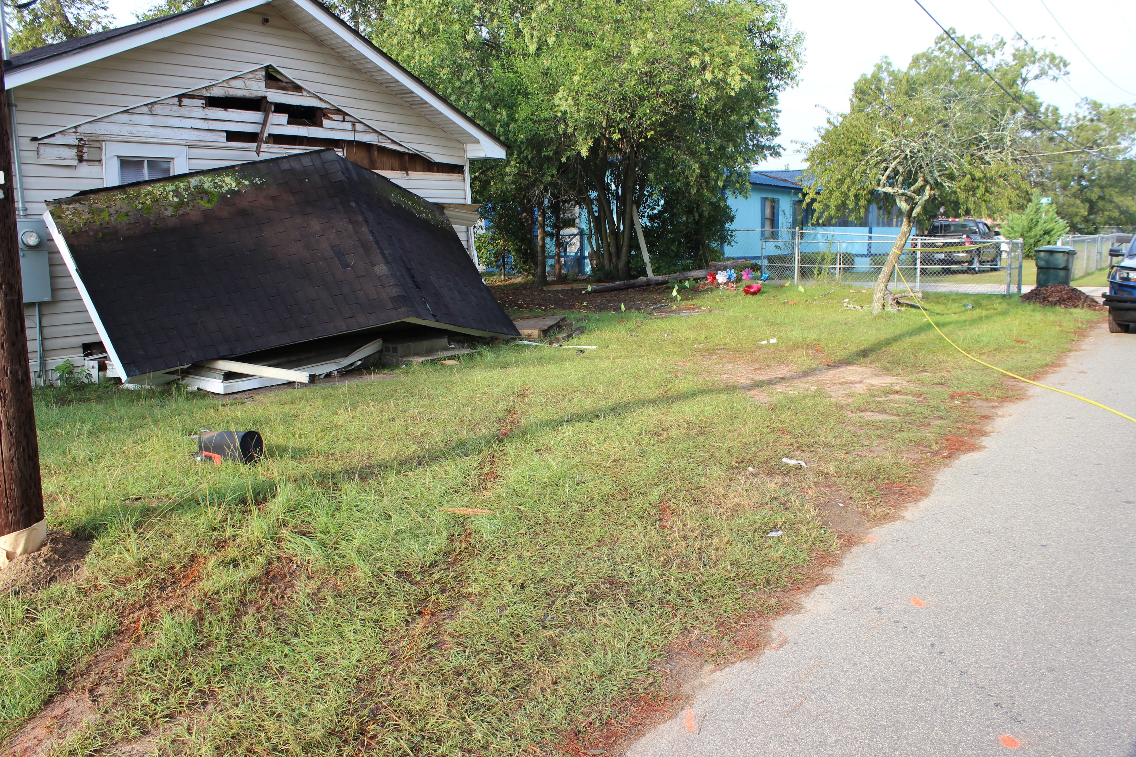 Tifton resident Ruthie Richardson was killed in her front yard after a state trooper performed a PIT maneuver on a fleeing driver's car, causing the fleeing vehicle to careen into her yard, ripping out the front porch and pinning her and her brother. Trooper William Hunt at first didn't mention that he had performed a PIT maneuver on the vehicle just before it lost control. (GSP investigation)