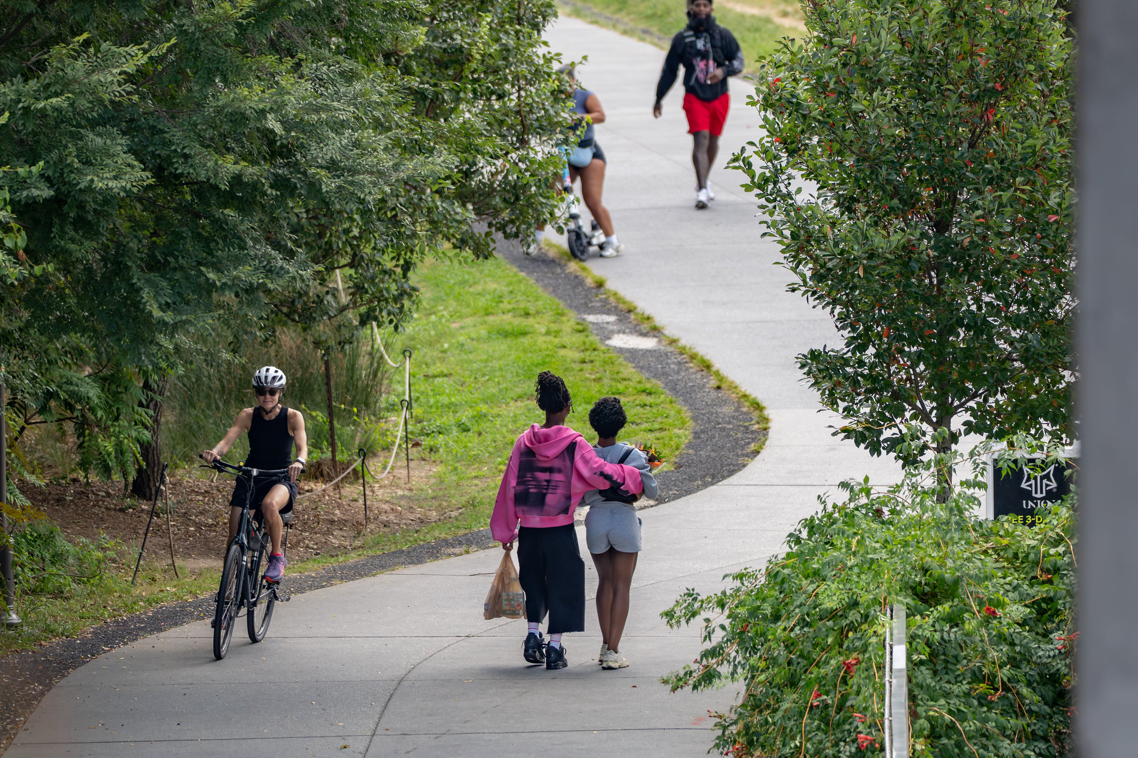 Nice weather draws Atlanta residents onto the BeltLine on Monday, Aug. 31, 2026. (Ben Hendren for the AJC)