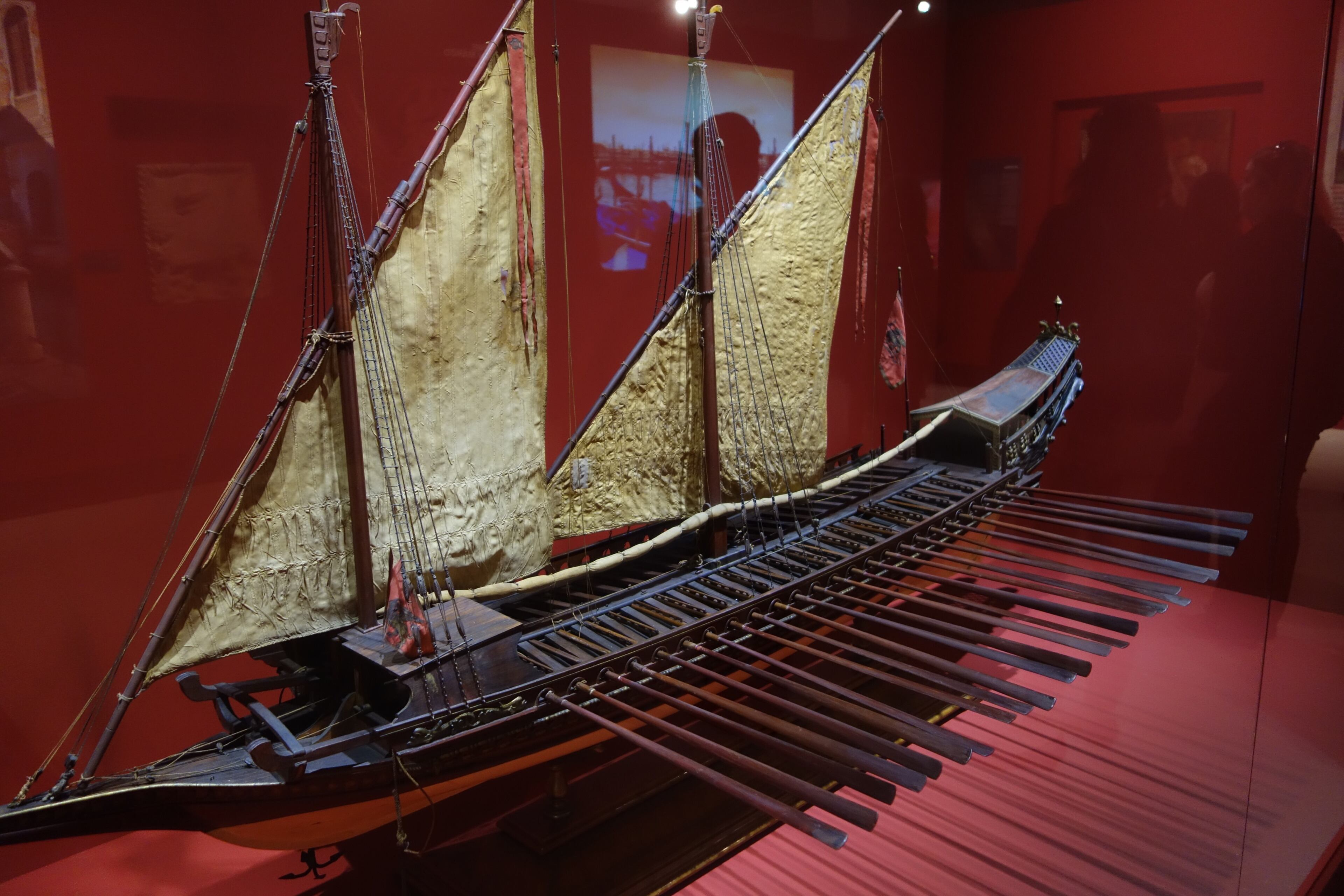 A nine-foot model of a Venetian galley will be one of the centerpieces of the "Marco Polo: Man and Myth" exhibition, opening Friday at the Fernbank Museum of Natural History.