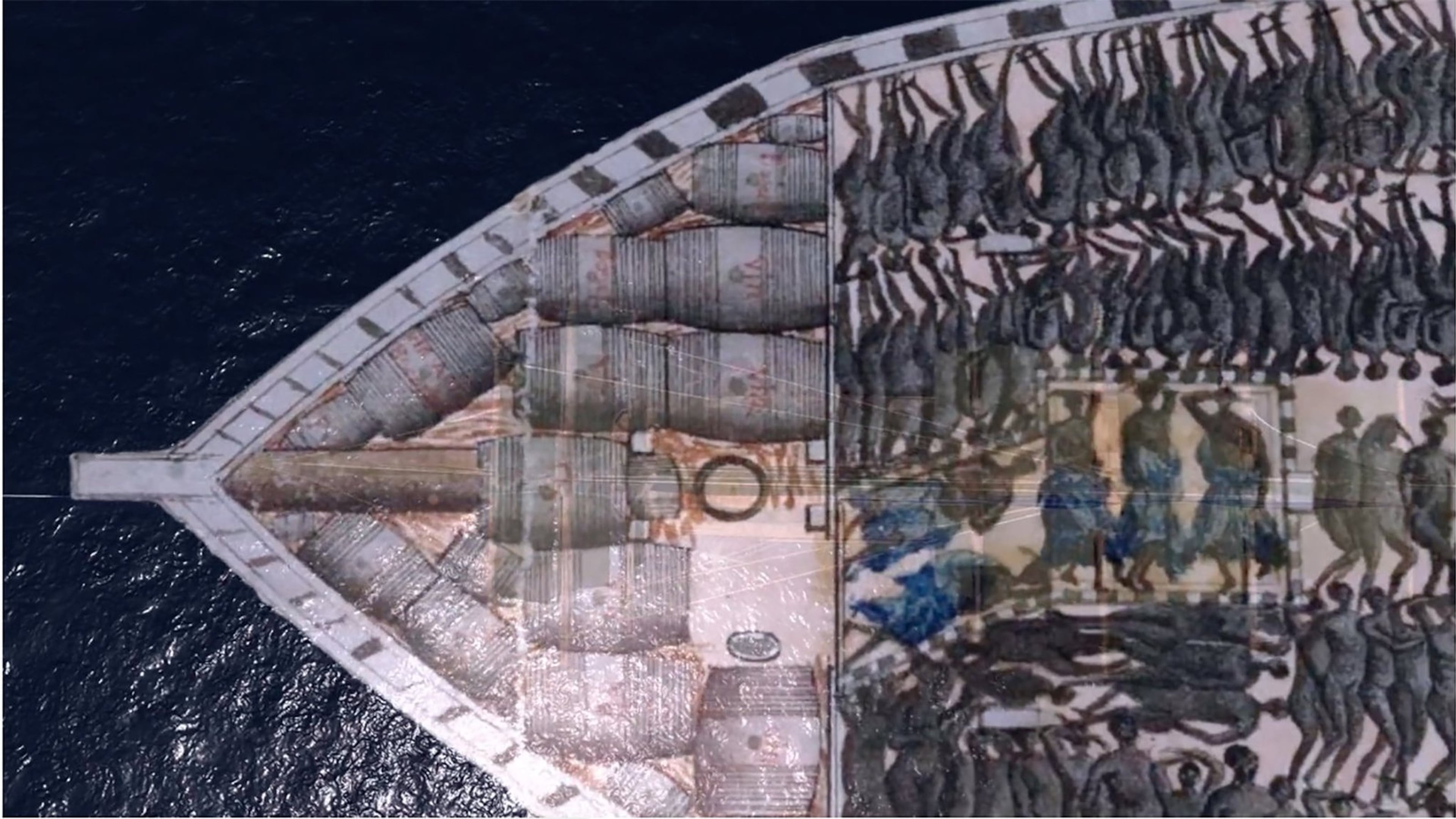 Images from the slave vessel L’Aurore from Emory University. “Slave Voyages: The Transatlantic Slave Trade Database” uses databases to bring history to life, offering a more complete portrait of the trans-Atlantic slave trade. (Screenshots from www.slavevoyages.org/)