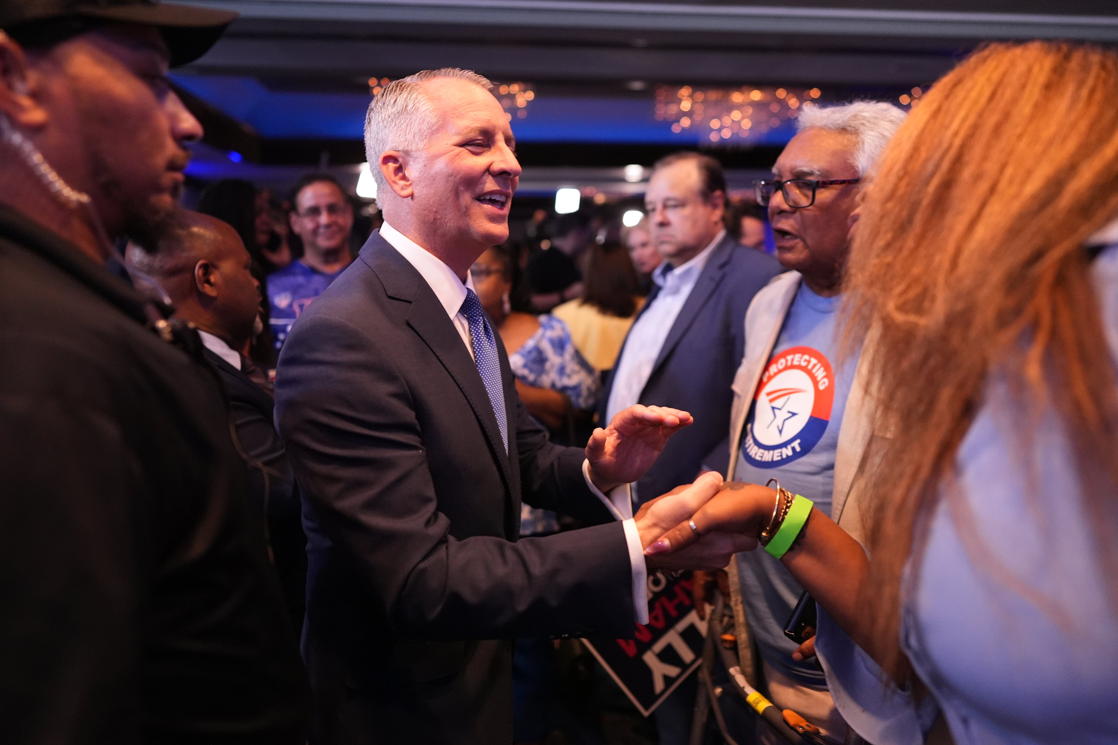 Florida Democratic nominee for governor David Jolly, seen here during a primary election night watch party last month. Rebecca Blackwell/AP)