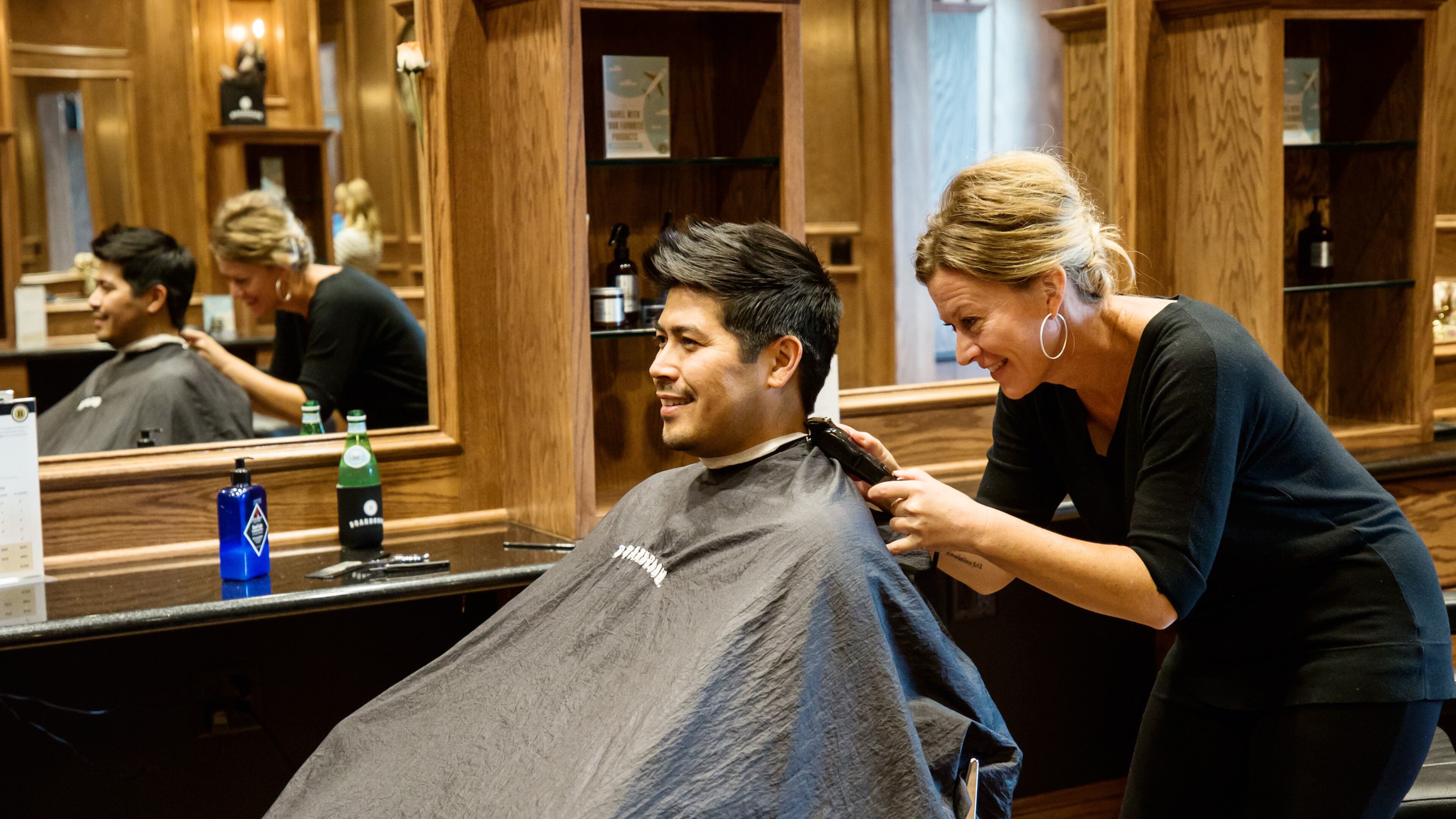 This men's salon offers more than just haircuts.
Courtesy of Boardroom Salon for Men