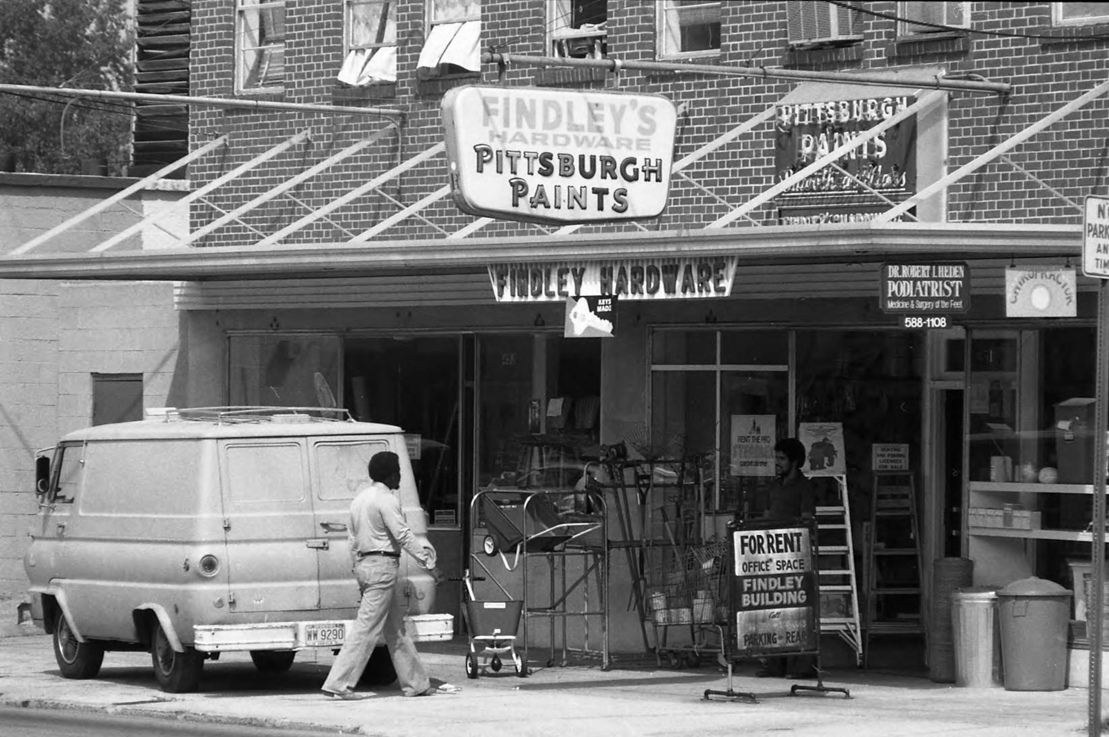 Sept. 11, 1980 -- Findley's Hardware was a fixture in Little Five Points from 1967-1988.