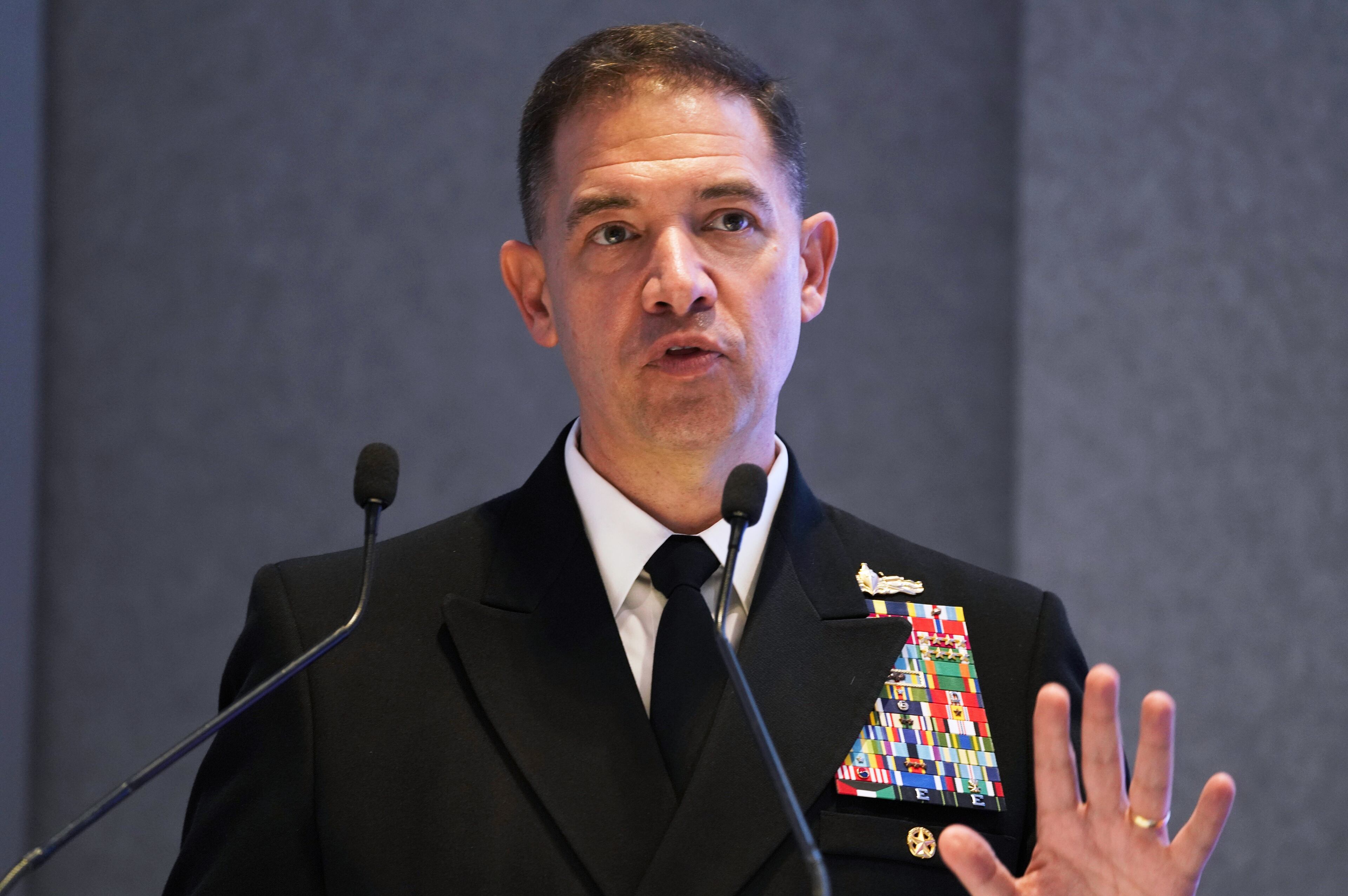 U.S. Navy Vice Adm. Brad Cooper