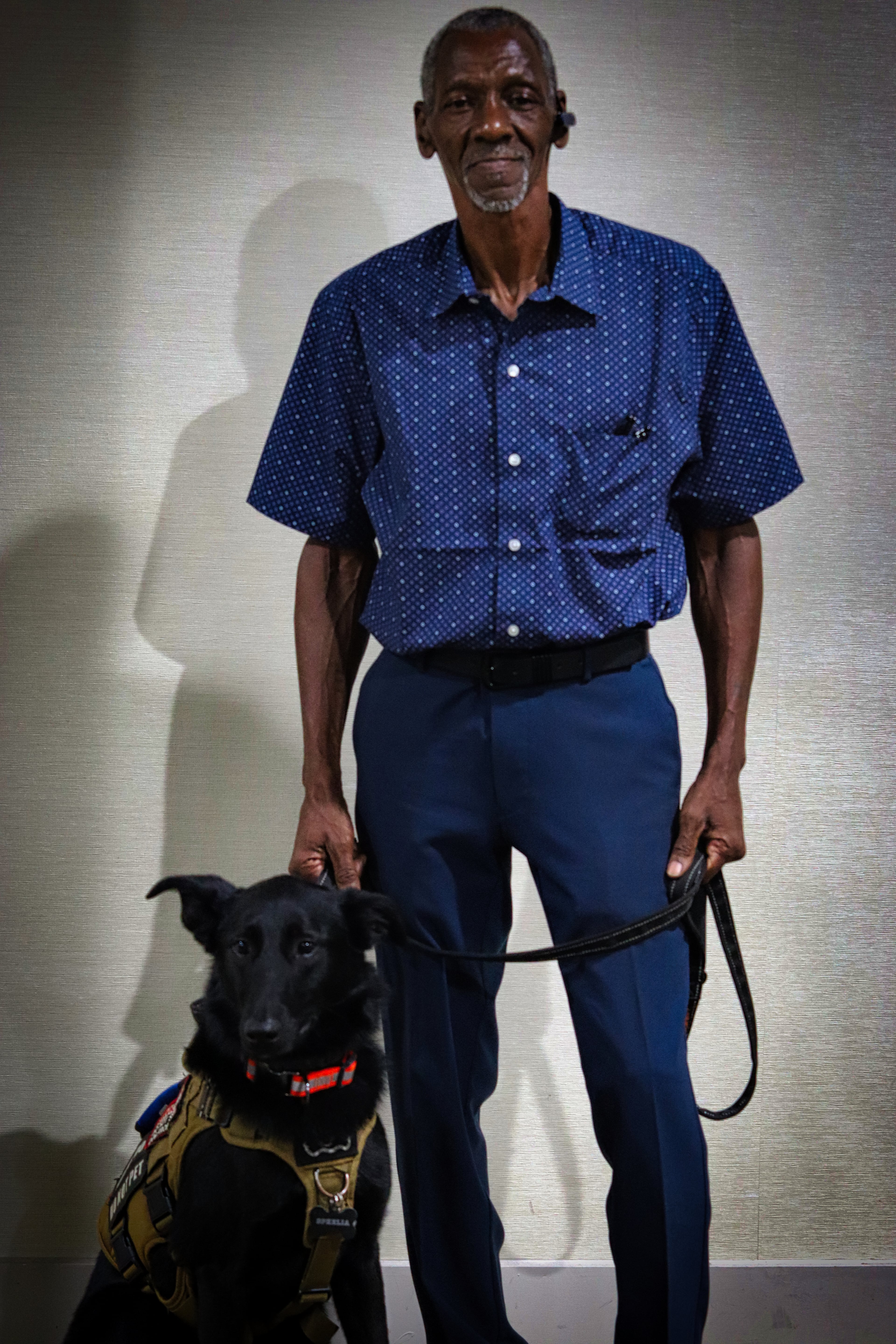 Calvin Willis and his service dog Ophelia. (Courtesy of Healing4Heroes)