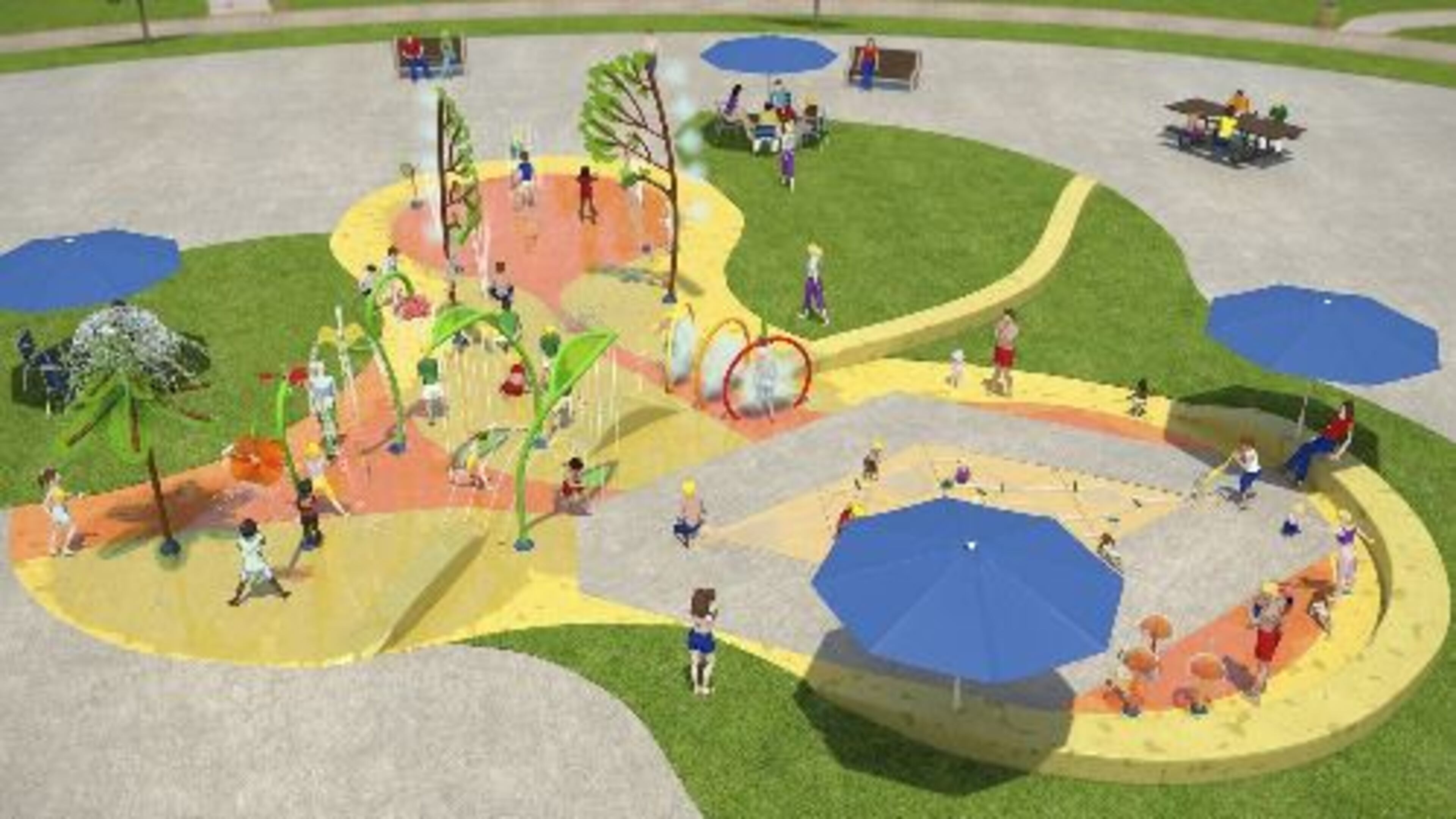 A contractor has been chosen for this year’s construction of Marietta’s Elizabeth Porter Park. Courtesy of Marietta