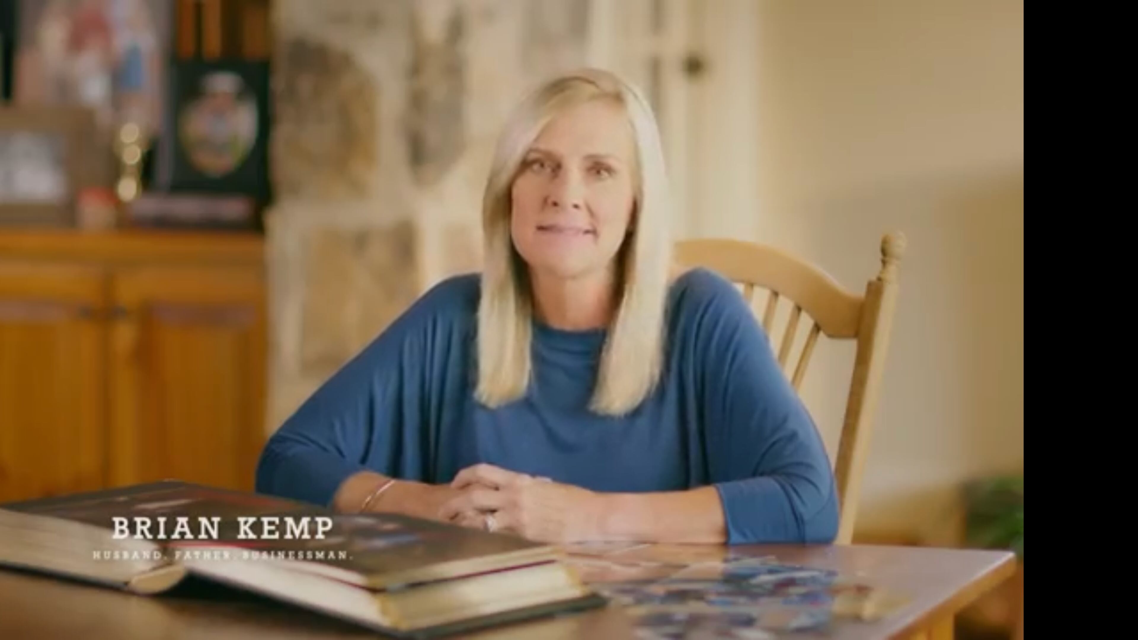 Brian Kemp's wife Marty is featured in his latest TV ad.
