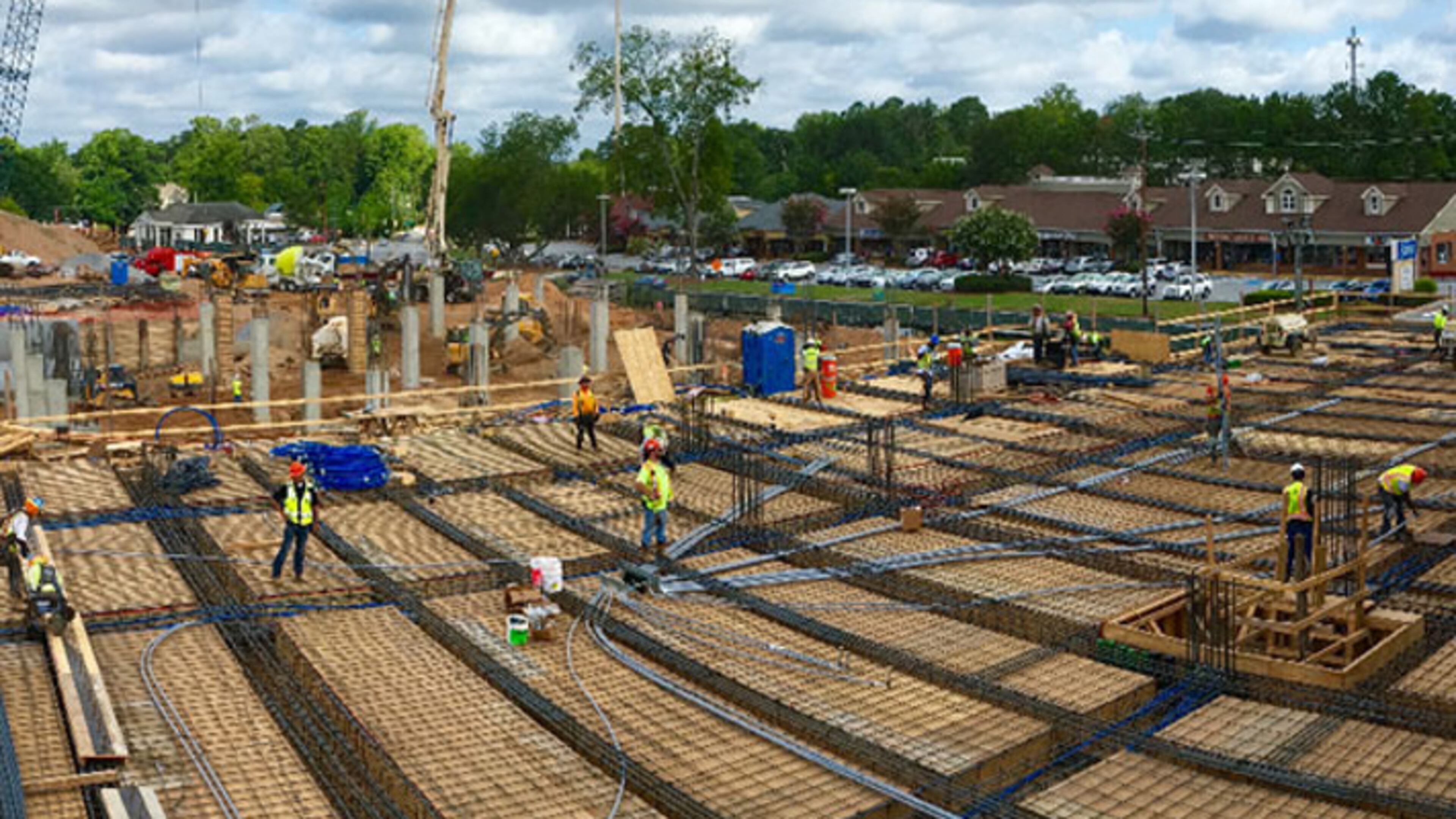 Work continues on City Springs, the makeover of downtown Sandy Springs. CITY OF SANDY SPRINGS