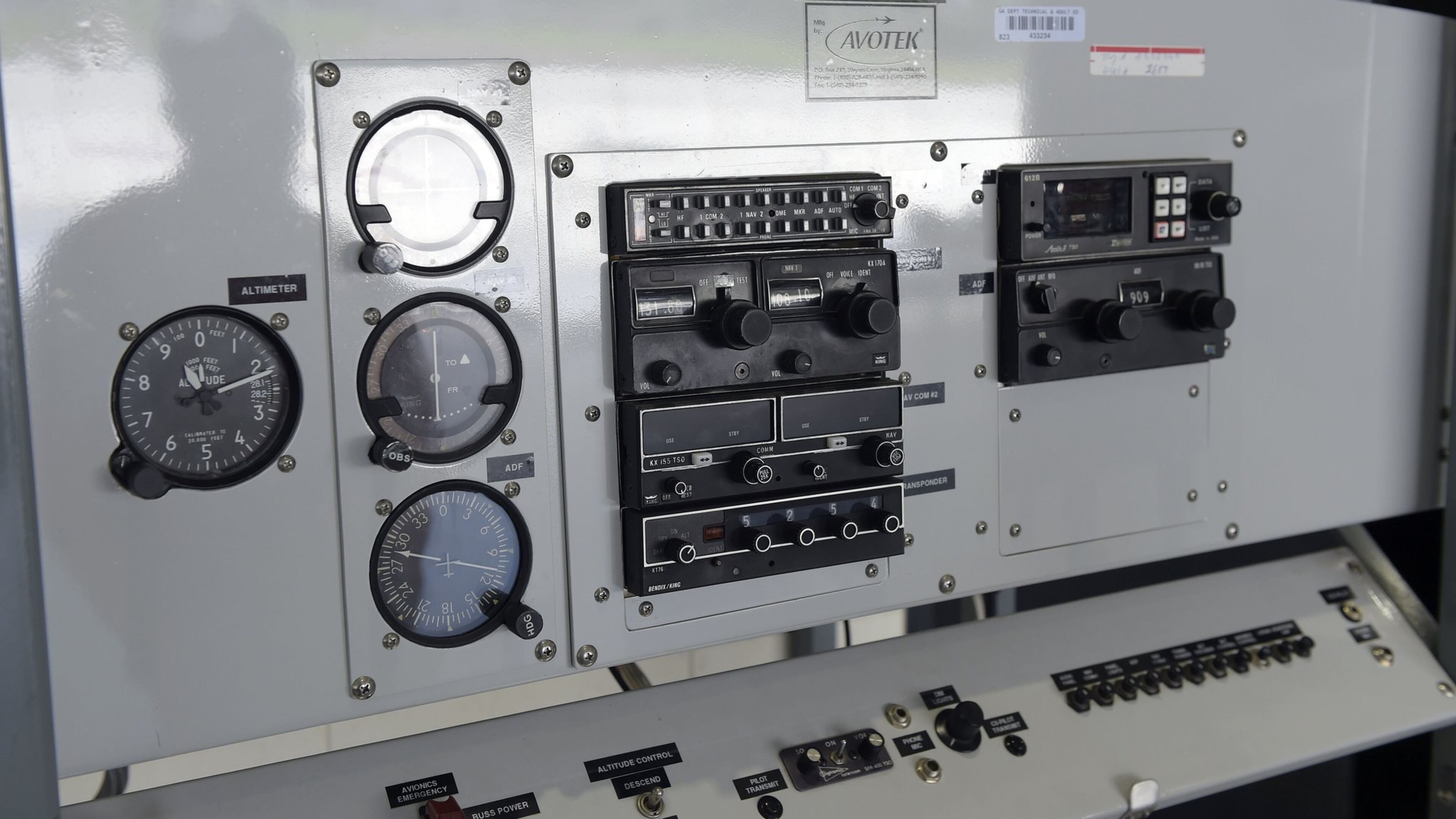 An avionics trainer is part of the equipment available for Atlanta Tech’s aviation maintenance program. Kent D. Johnson/AJC