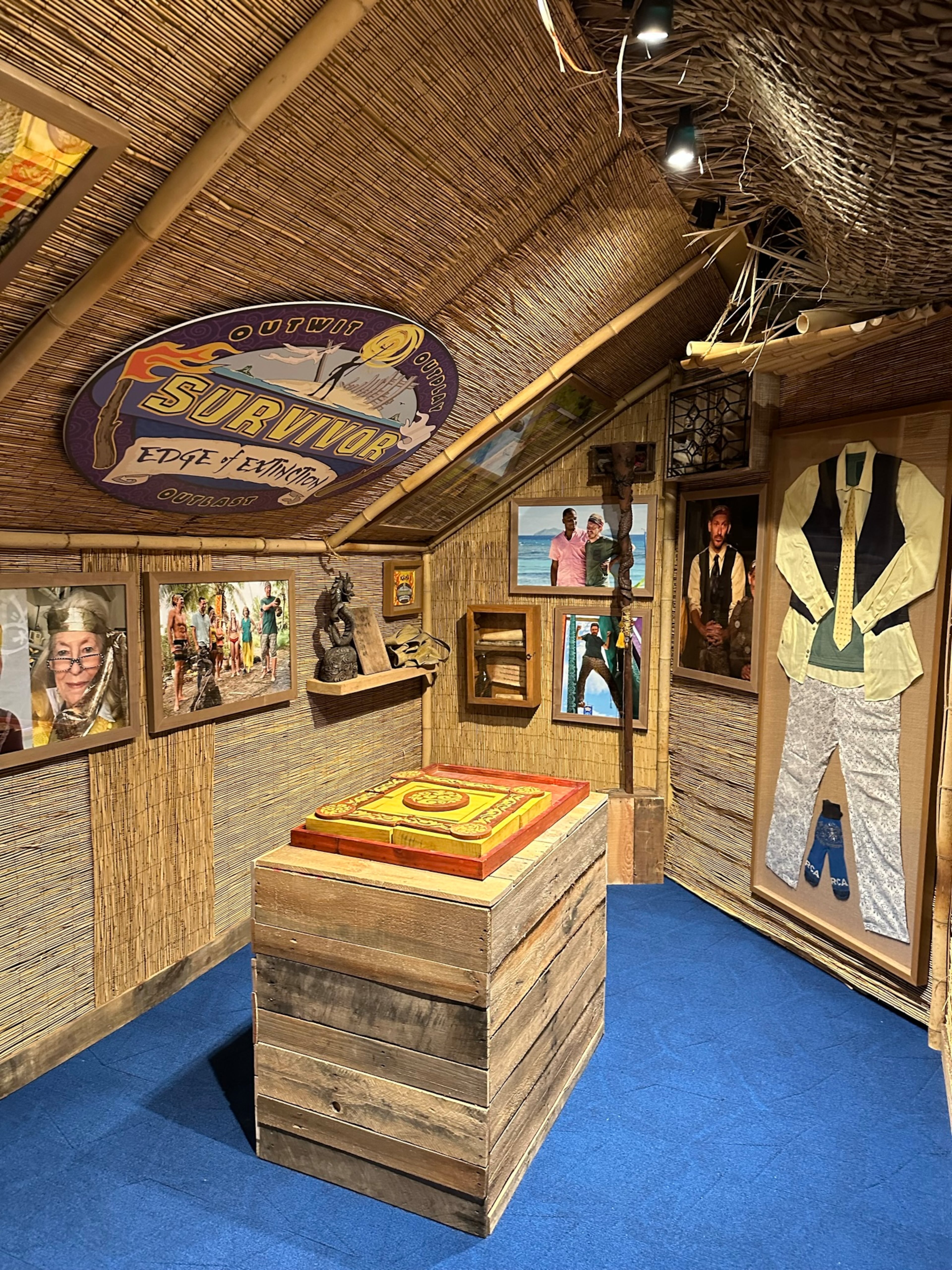 The Ron Clark "Survivor" memorabilia room at his Ron Clark Academy from season 38 in which he participated that aired in 2019 on CBS. RODNEY HO/rho@ajc.com