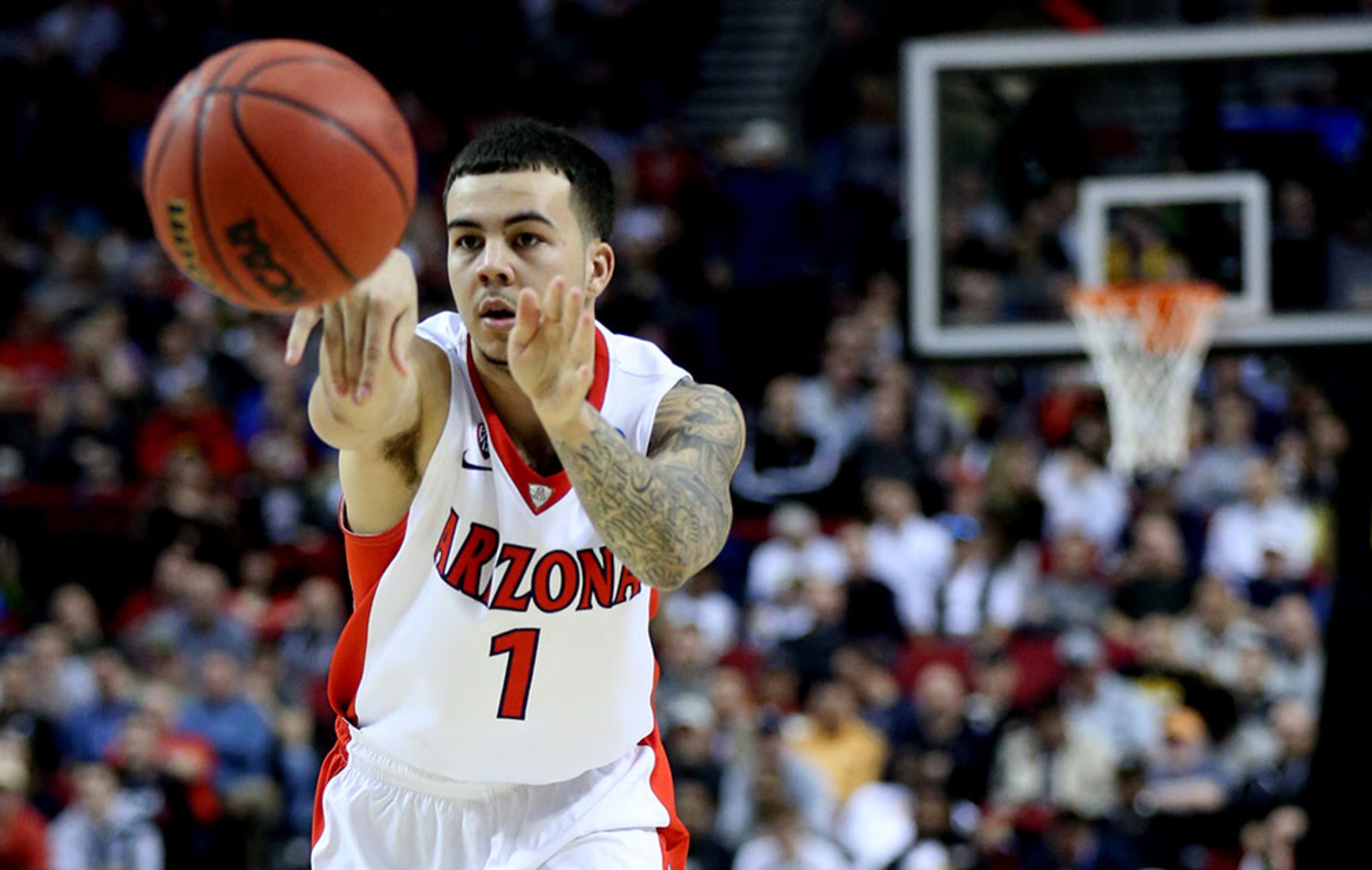 The Arizona Wildcats have next best odds to win it all at 13/2. (Stephen Dunn/Getty Images)