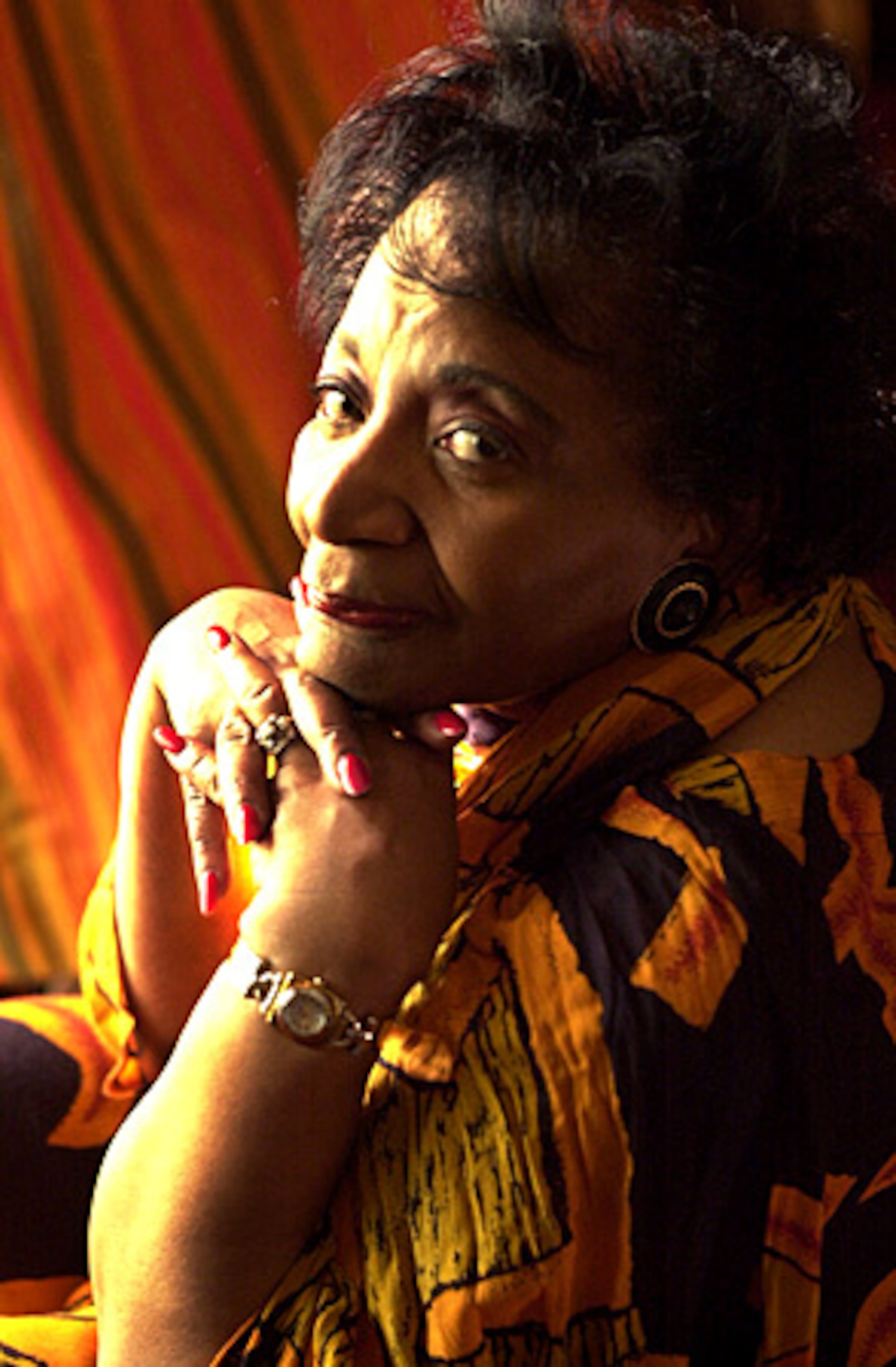 January 2000: Christine King Farris at her home in Atlanta.