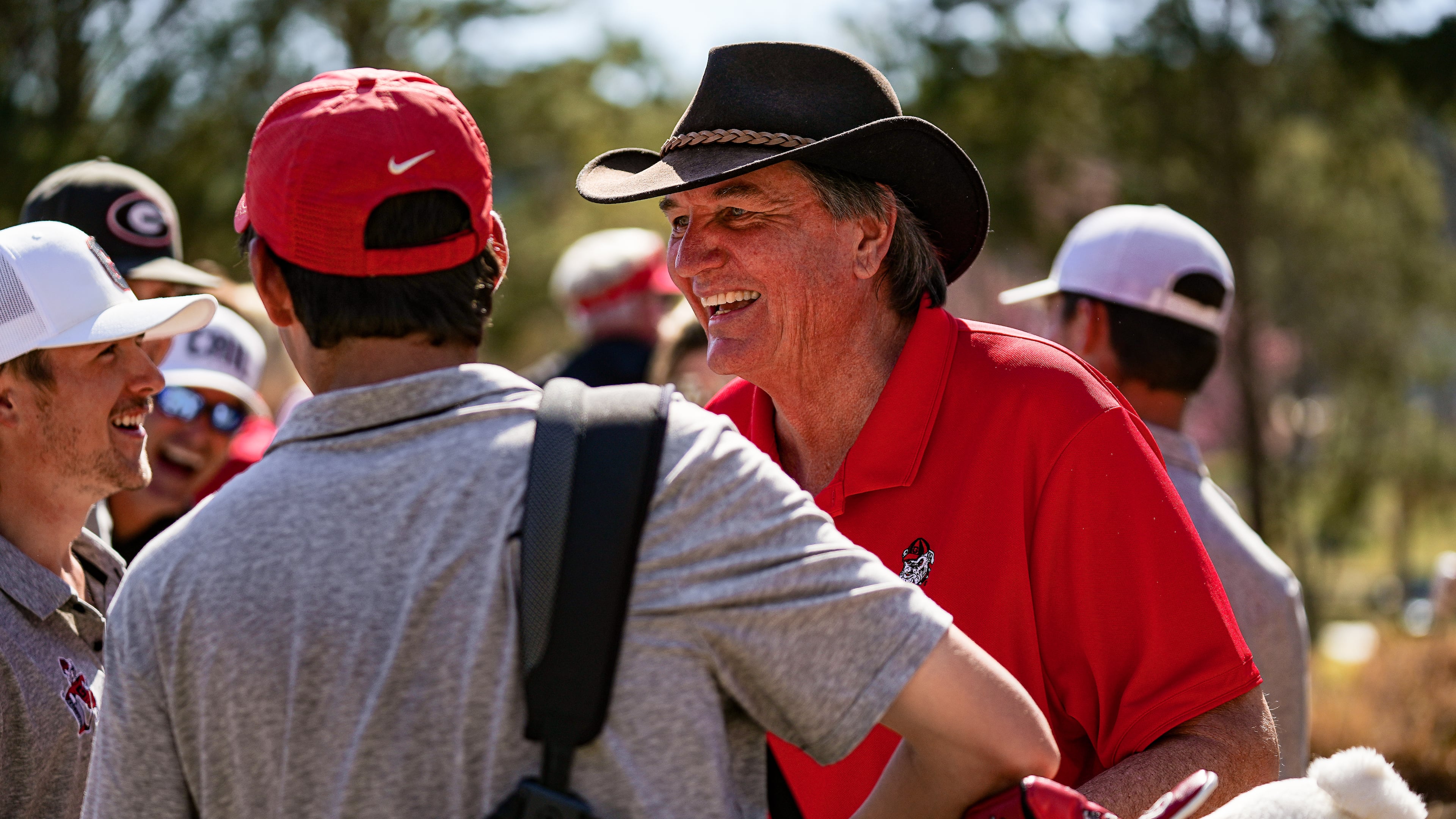 Georgia head coach Chris Haack, shown here at the 2025 Linger Longer Invitational at Reynolds Lake Oconee in Greensboro, will retire at the completion of the 2026 season. (Tony Walsh/UGAAA)